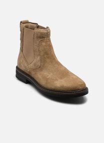 Bottines et boots Newford Easy homme beige Clarks Bottines et boots Newford Easy homme beige DARK SAND SUEDE