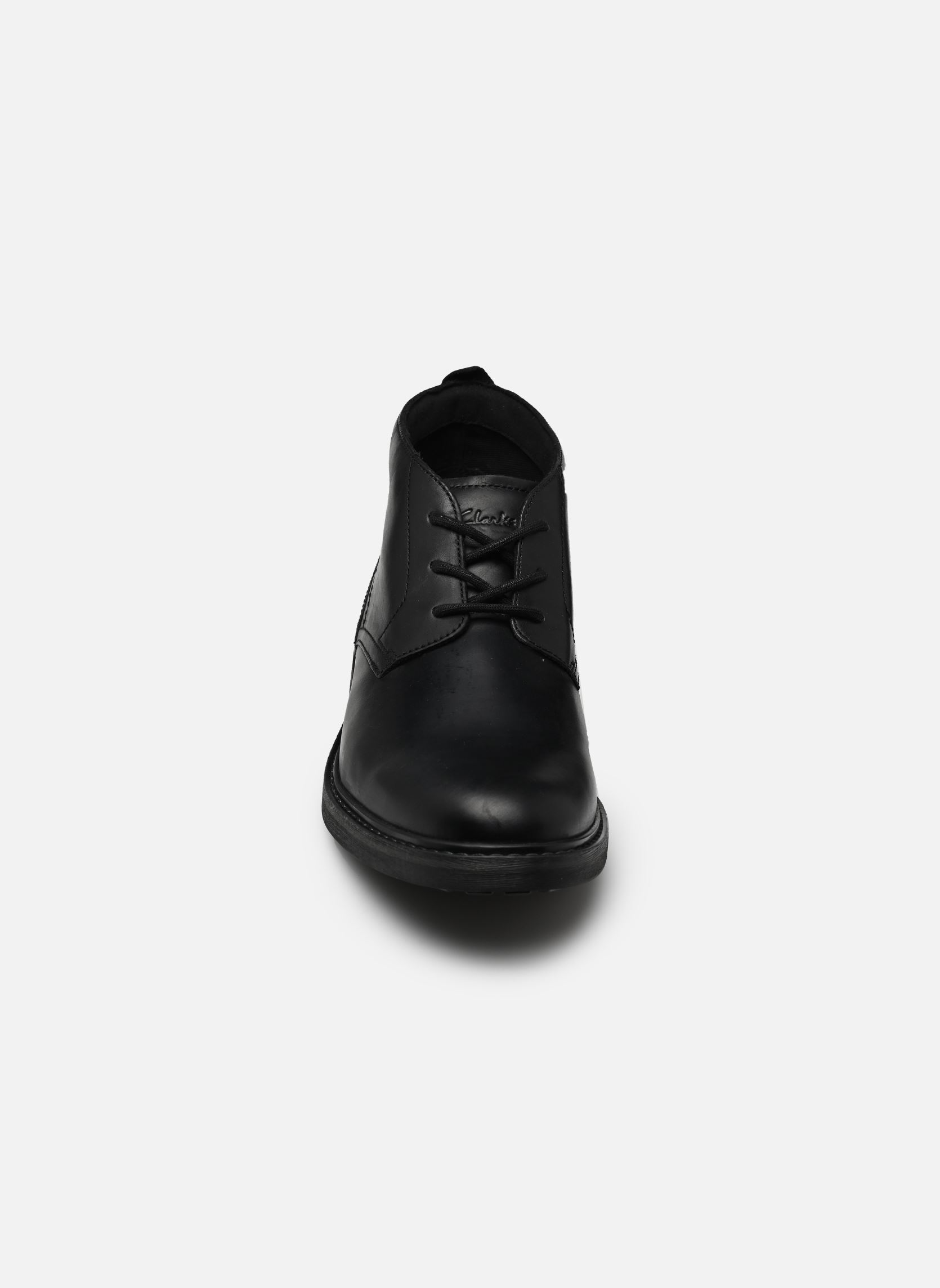 Geschnürte Stiefeletten Newford Mid herren schwarz Clarks Geschnürte Stiefeletten Newford Mid herren schwarz BLACK LEATHER
