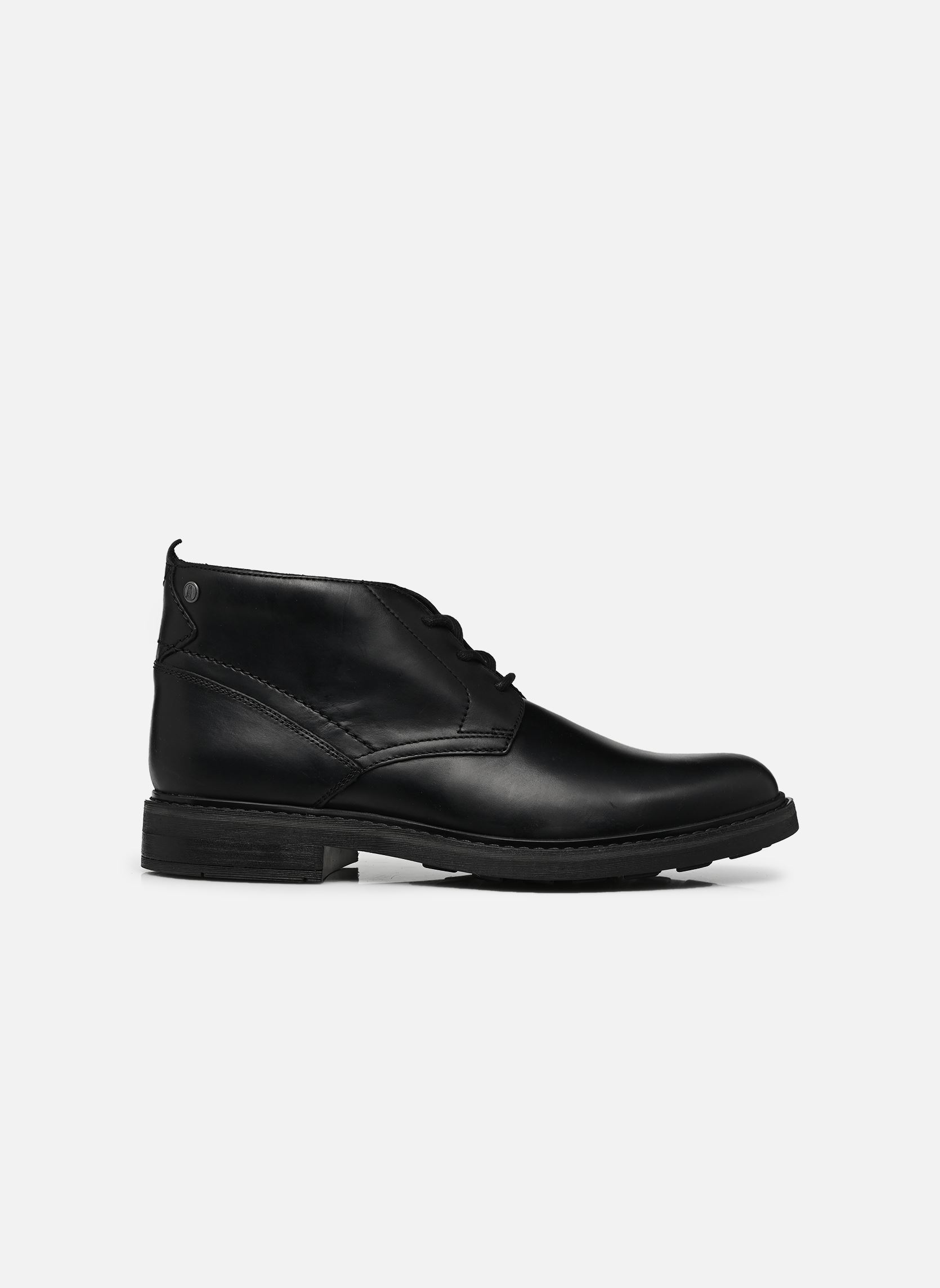 Geschnürte Stiefeletten Newford Mid herren schwarz Clarks Geschnürte Stiefeletten Newford Mid herren schwarz BLACK LEATHER