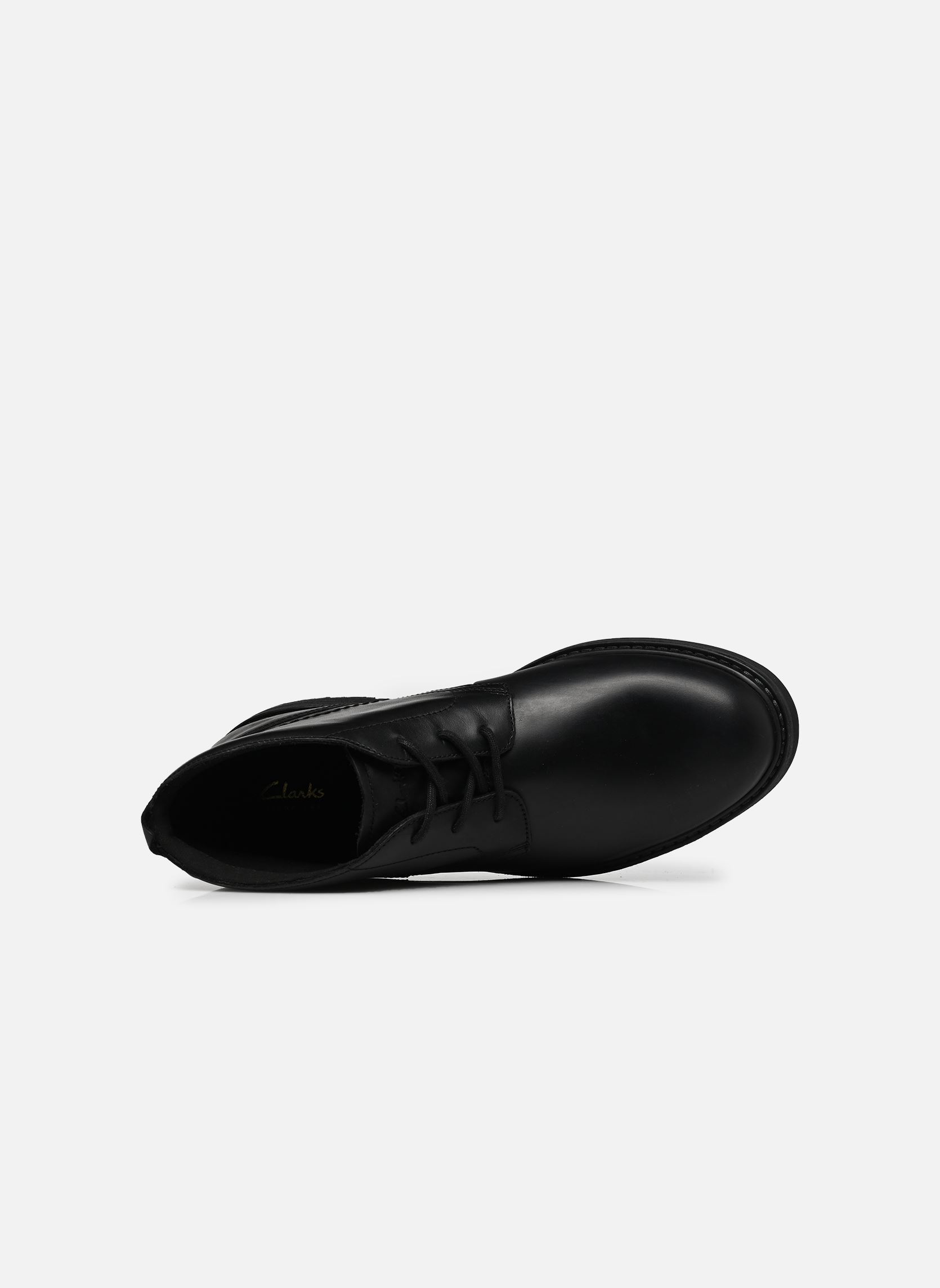 Geschnürte Stiefeletten Newford Mid herren schwarz Clarks Geschnürte Stiefeletten Newford Mid herren schwarz BLACK LEATHER