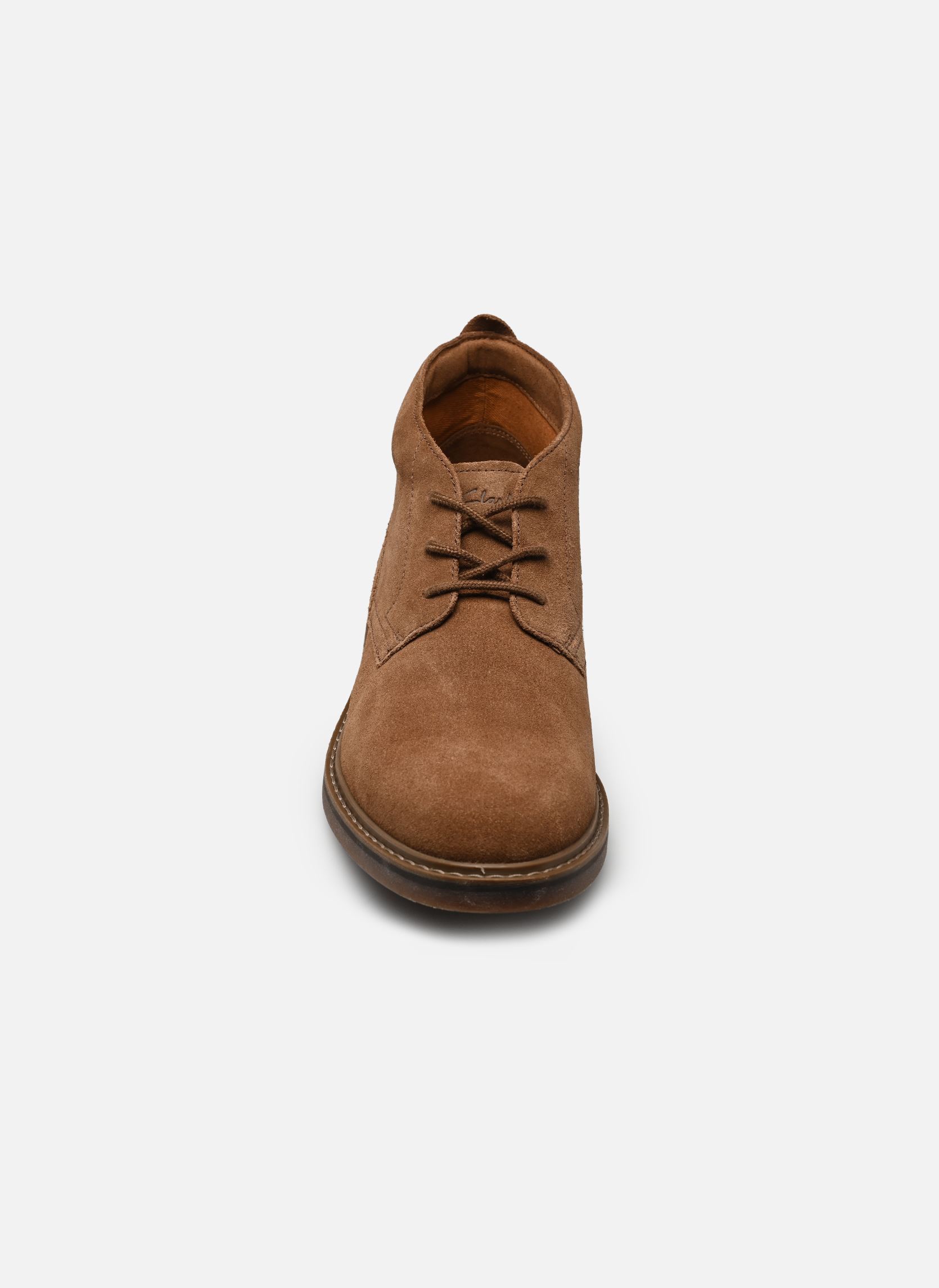 Geschnürte Stiefeletten Newford Mid herren braun Clarks Geschnürte Stiefeletten Newford Mid herren braun COLA SUEDE
