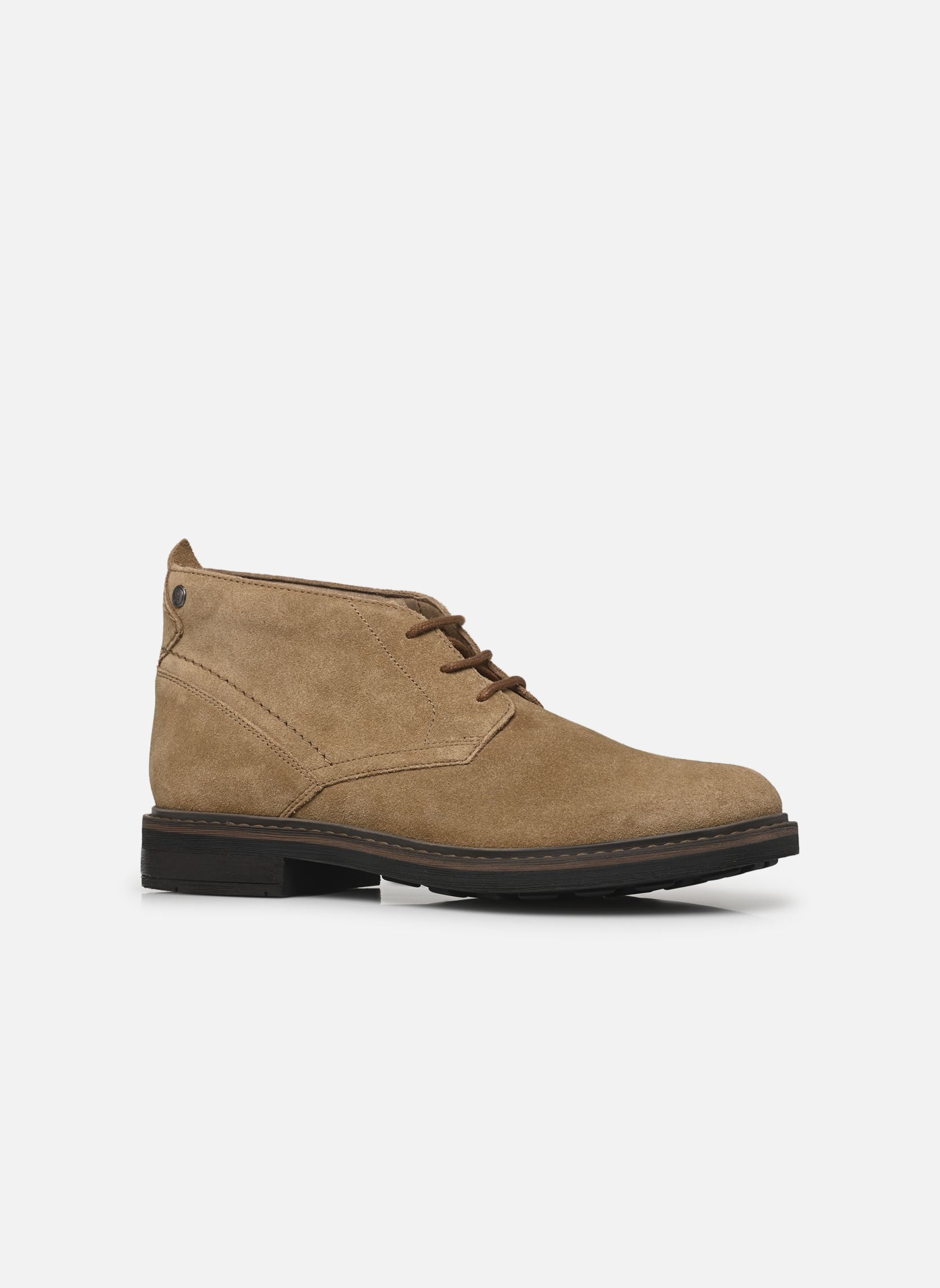 Veterlaarsjes Newford Mid heren beige Clarks Veterlaarsjes Newford Mid heren beige DARK SAND SUEDE