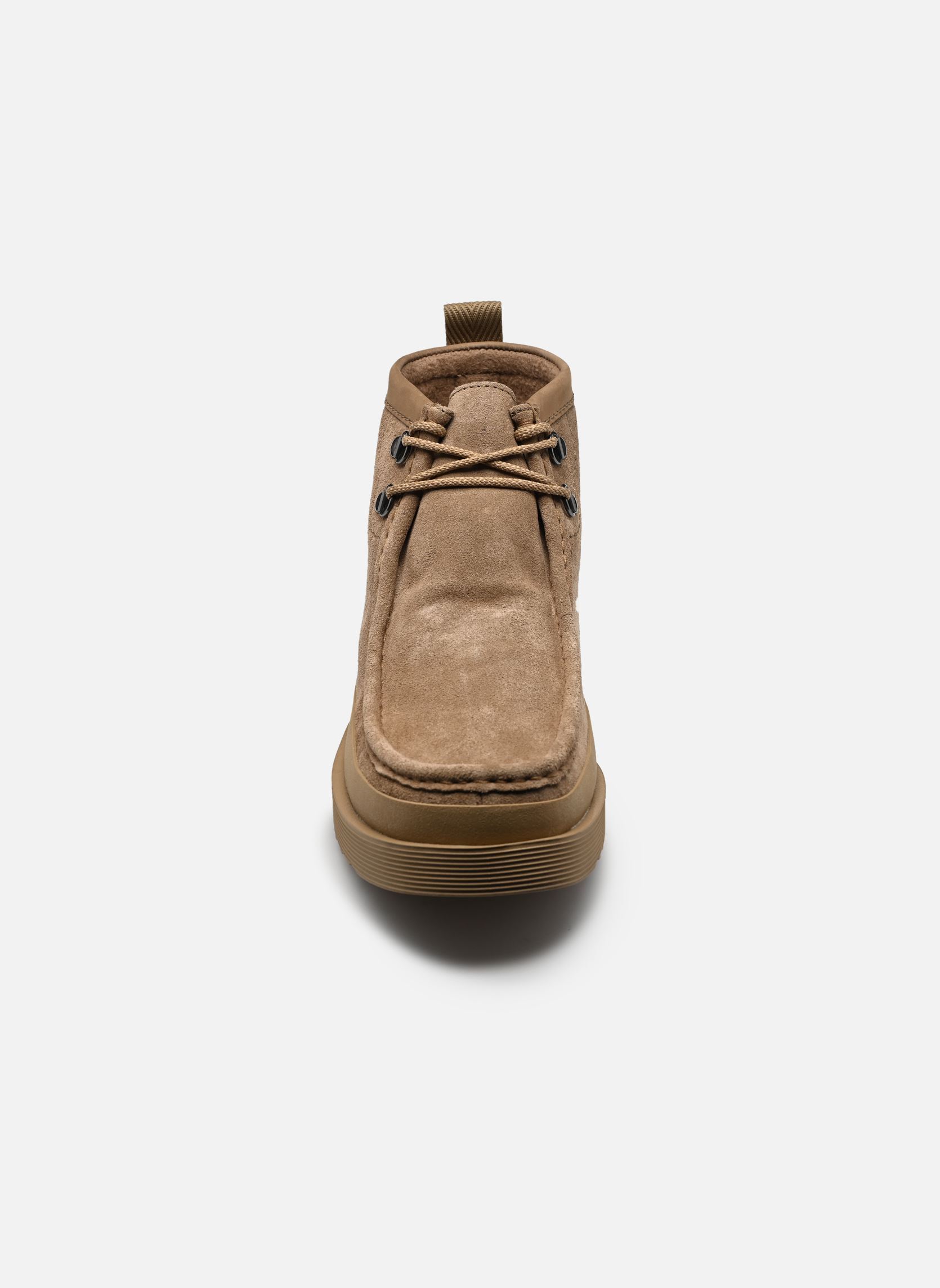 Enkellaarzen en laarzen WallabeeFTR2Hi heren beige Clarks Enkellaarzen en laarzen WallabeeFTR2Hi heren beige DARK SAND SUEDE