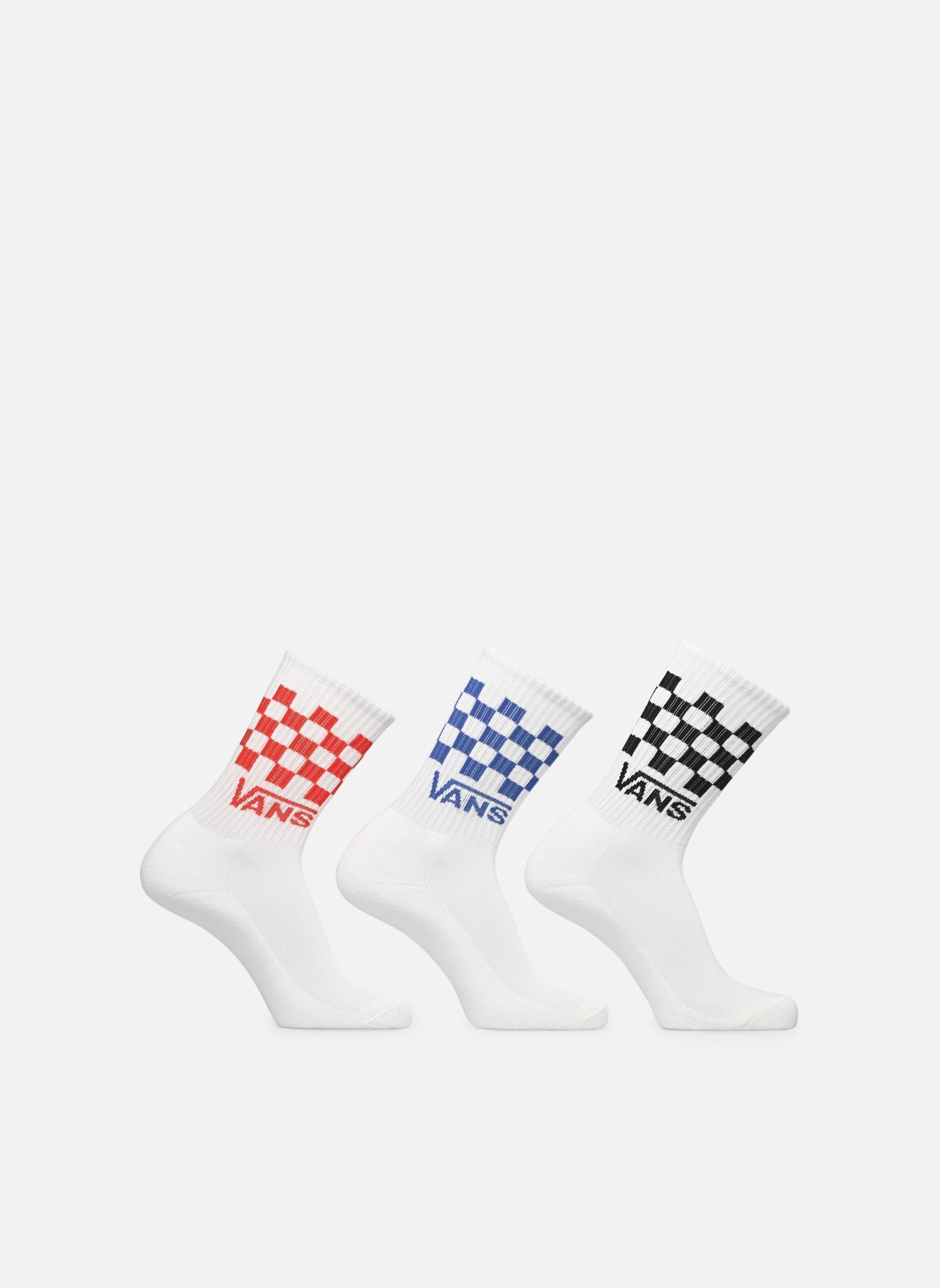 Chaussettes Vans Classic Check Crew 38 / - vue 4