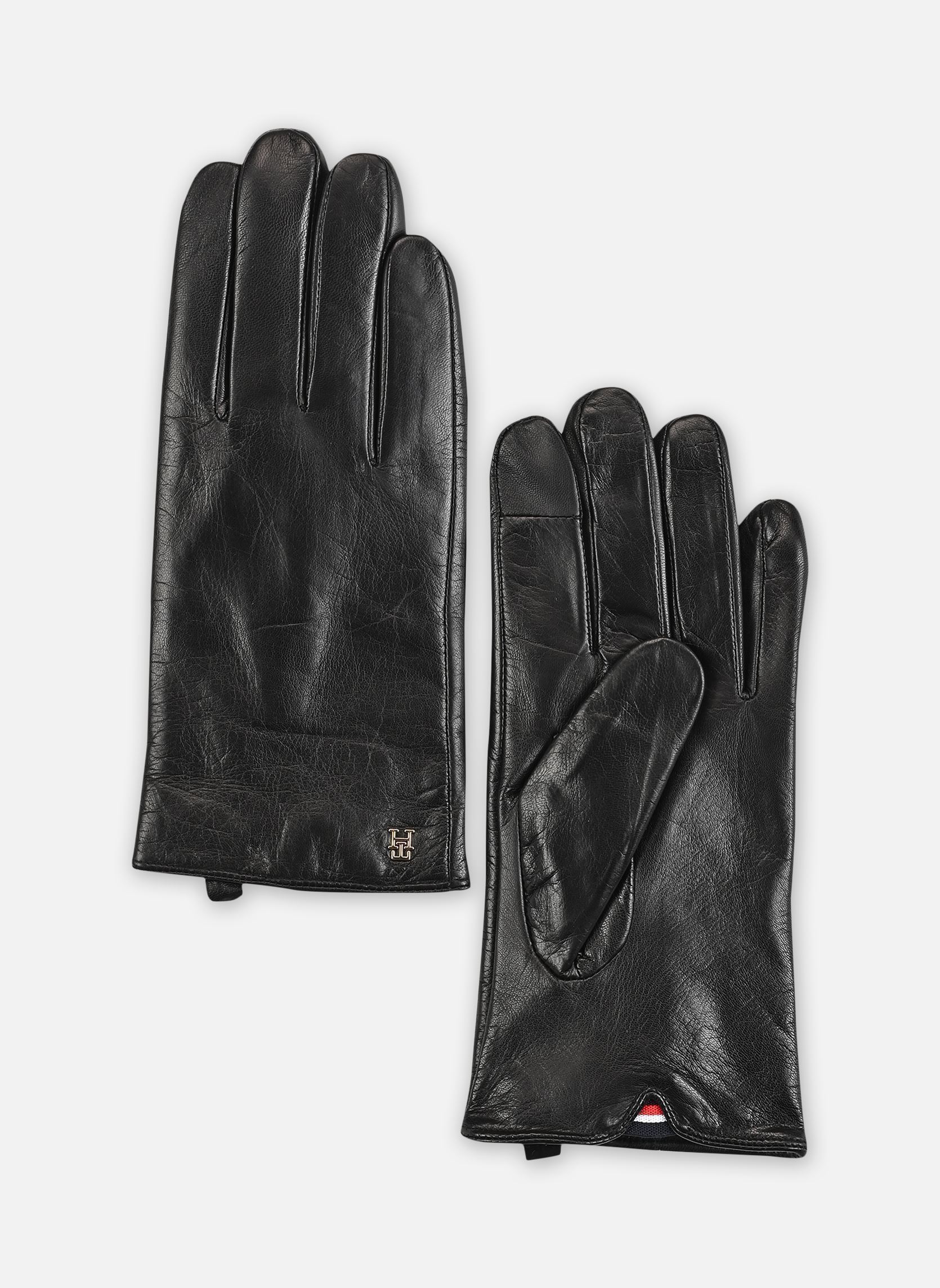 Gants Tommy Hilfiger Th Elevated Chic Lea AW0AW18586 pour Accessoires