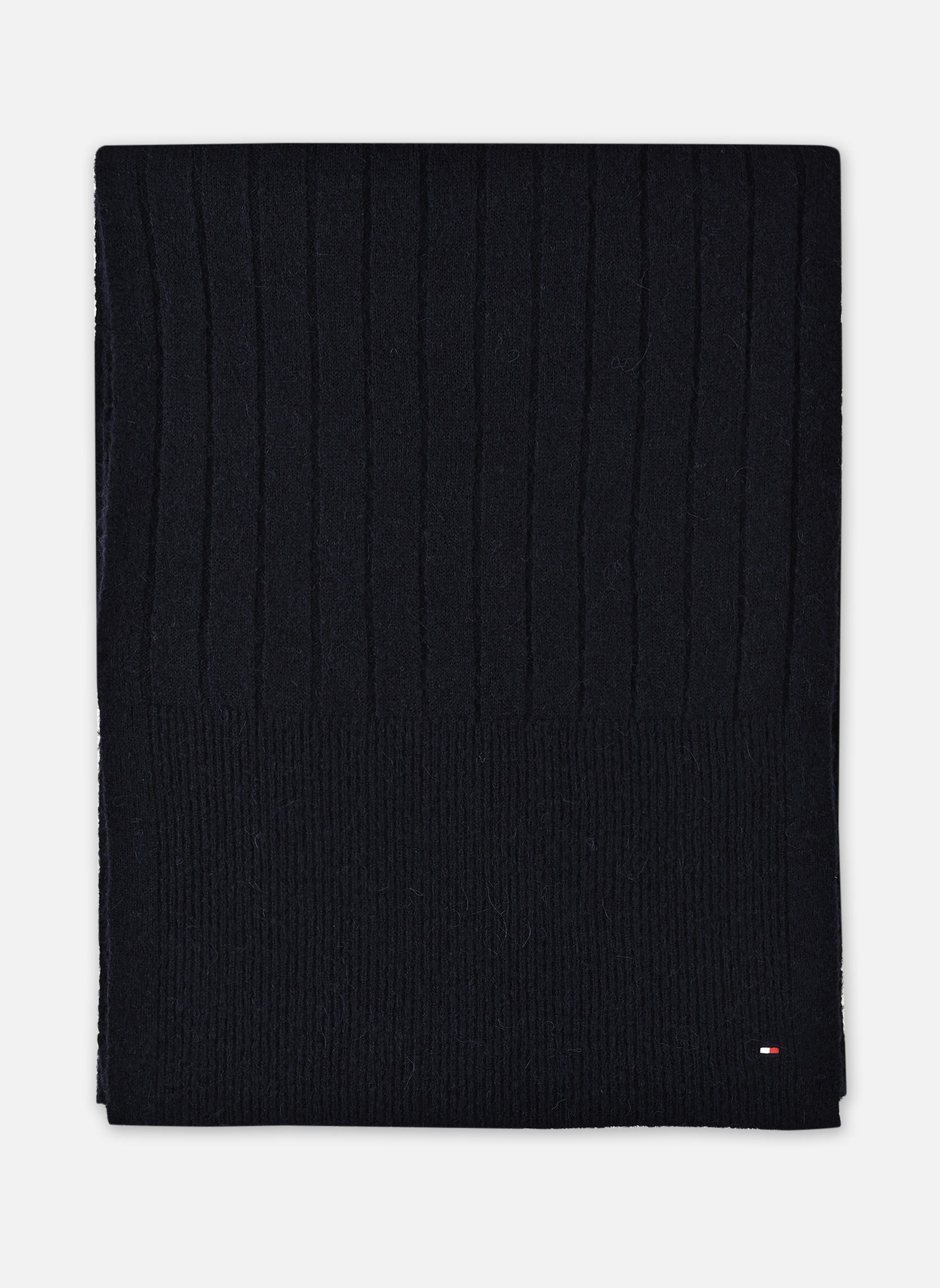 Schals Th Flag Fluffy Scarf AW0AW17787 damen blau Tommy Hilfiger Schals Th Flag Fluffy Scarf AW0AW17787 damen blau BLUE