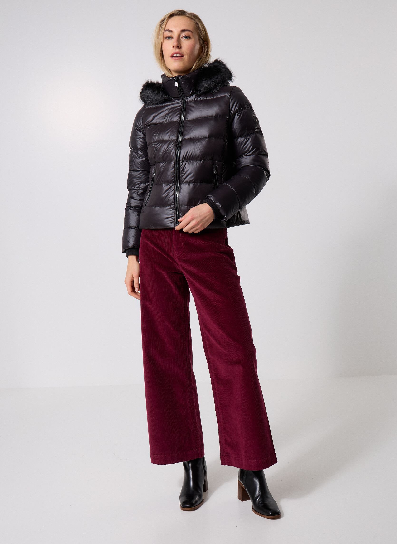 Doudounes Gloss Hw Down Slim J WW0WW47354 femme noir Tommy Hilfiger Doudounes Gloss Hw Down Slim J WW0WW47354 femme noir BLACK