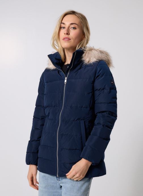 Tommy Hilfiger Doudounes Mw Down Slim Jacket WW0WW47542 femme bleu