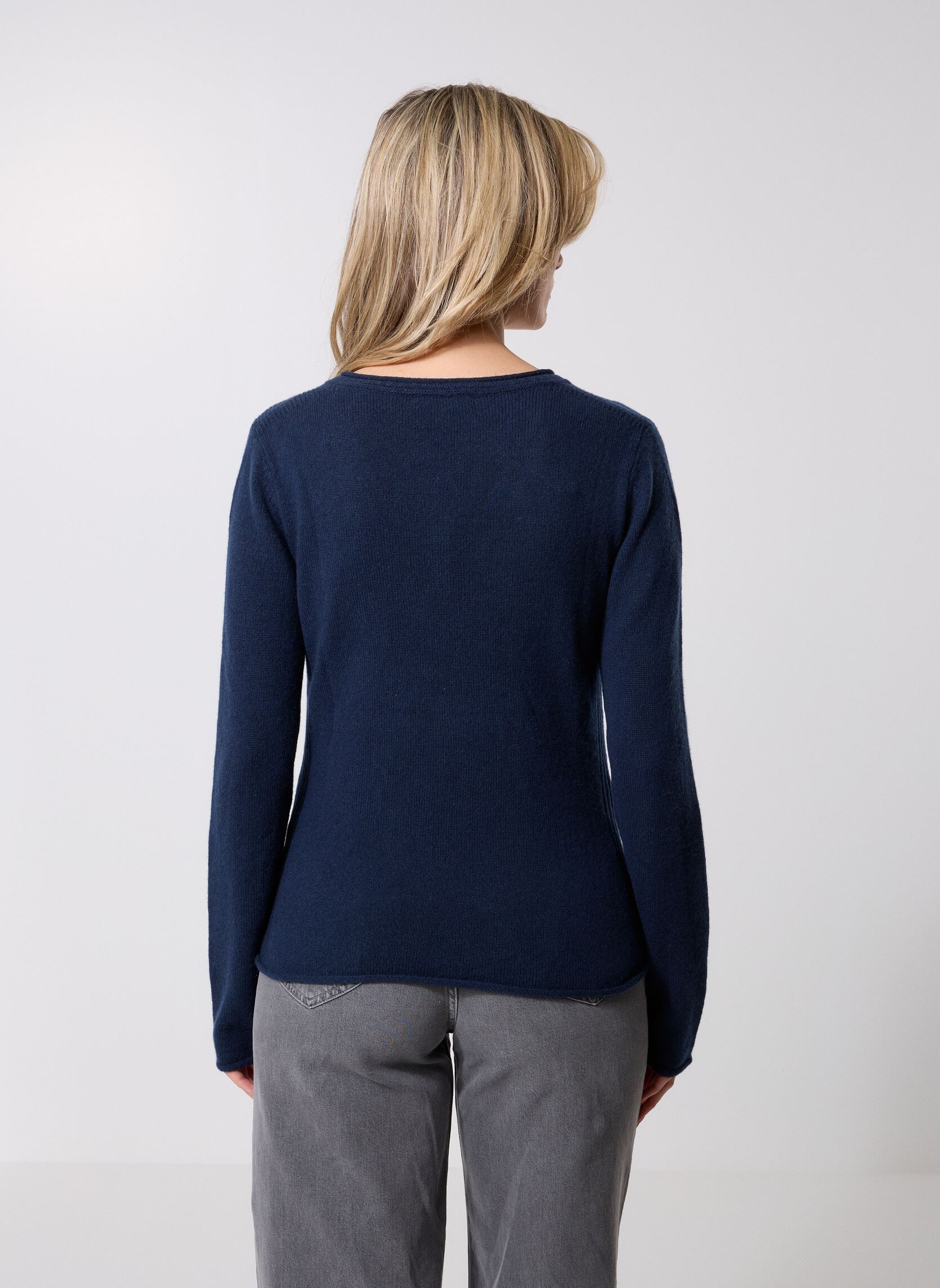 Pullover Soft Wool V-Nk Sweat WW0WW43505C1G damen blau Tommy Hilfiger Pullover Soft Wool V-Nk Sweat WW0WW43505C1G damen blau BLUE