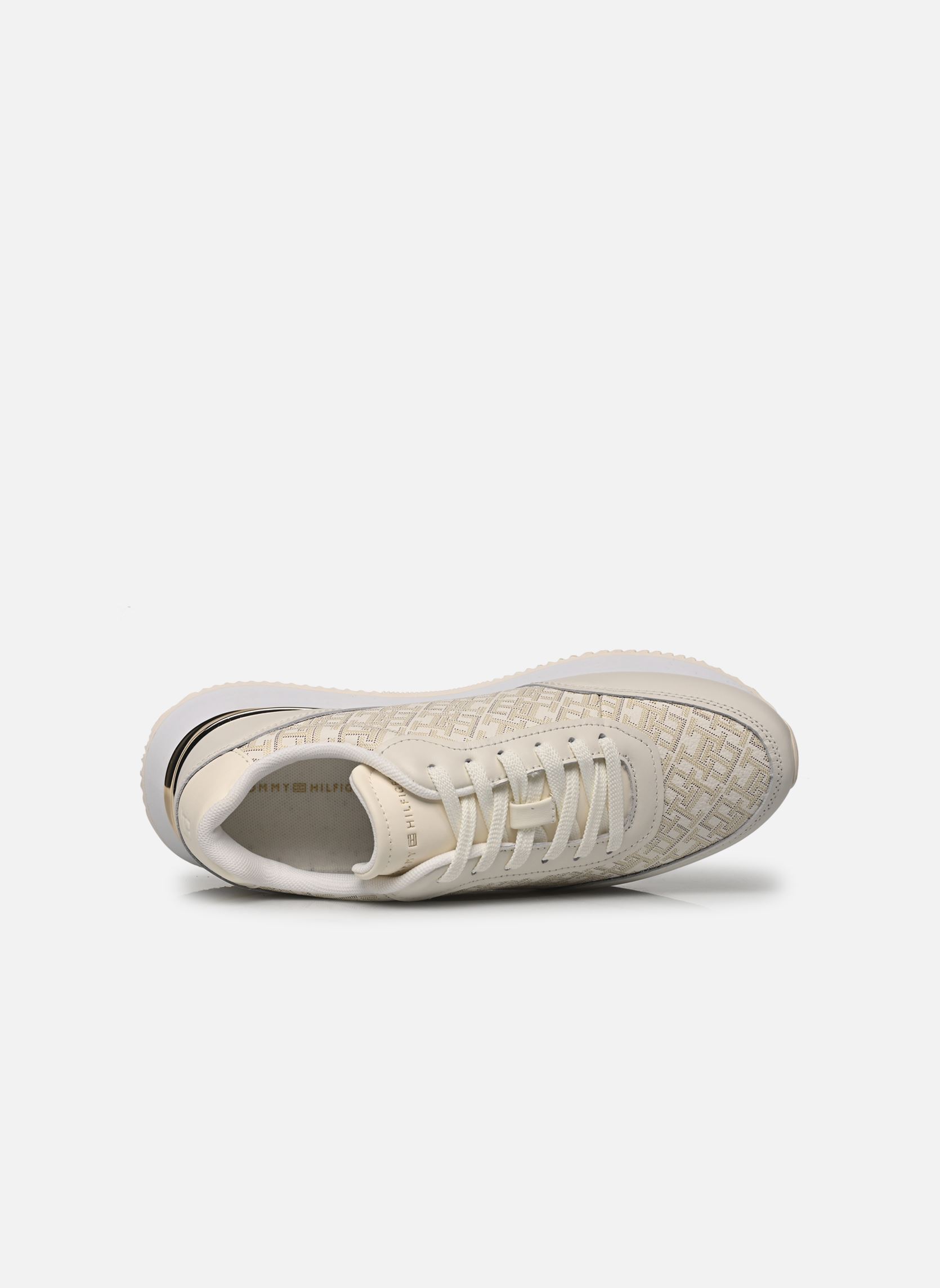 Sneaker CHIC MONOGRAM RUNNER damen weiß Tommy Hilfiger Sneaker CHIC MONOGRAM RUNNER damen weiß WHITE
