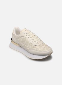 Sneaker CHIC MONOGRAM RUNNER damen weiß Tommy Hilfiger Sneaker CHIC MONOGRAM RUNNER damen weiß WHITE
