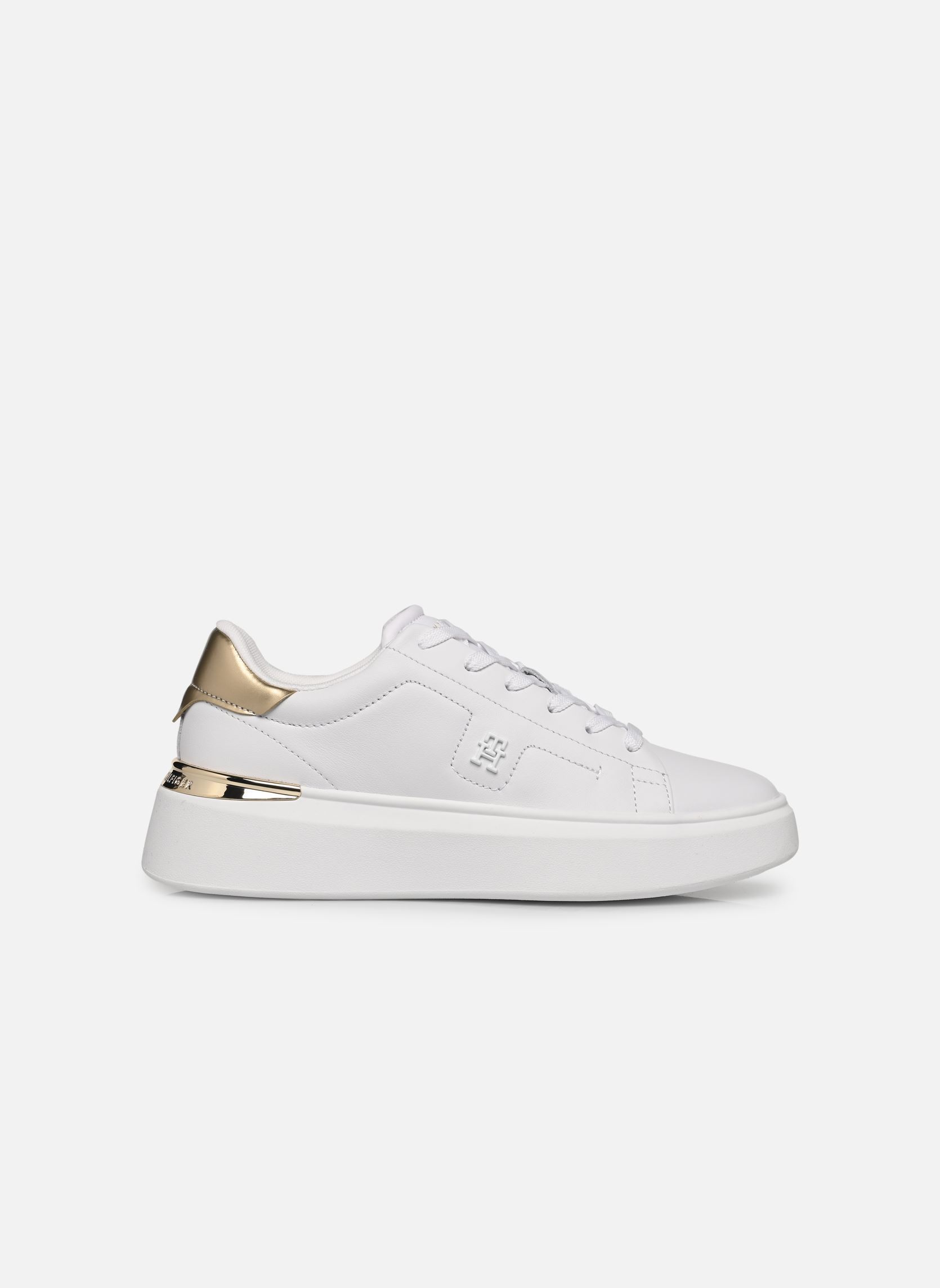 Sneakers CHIC PLATFORM SNEAKE dames wit Tommy Hilfiger Sneakers CHIC PLATFORM SNEAKE dames wit YBR WHITE