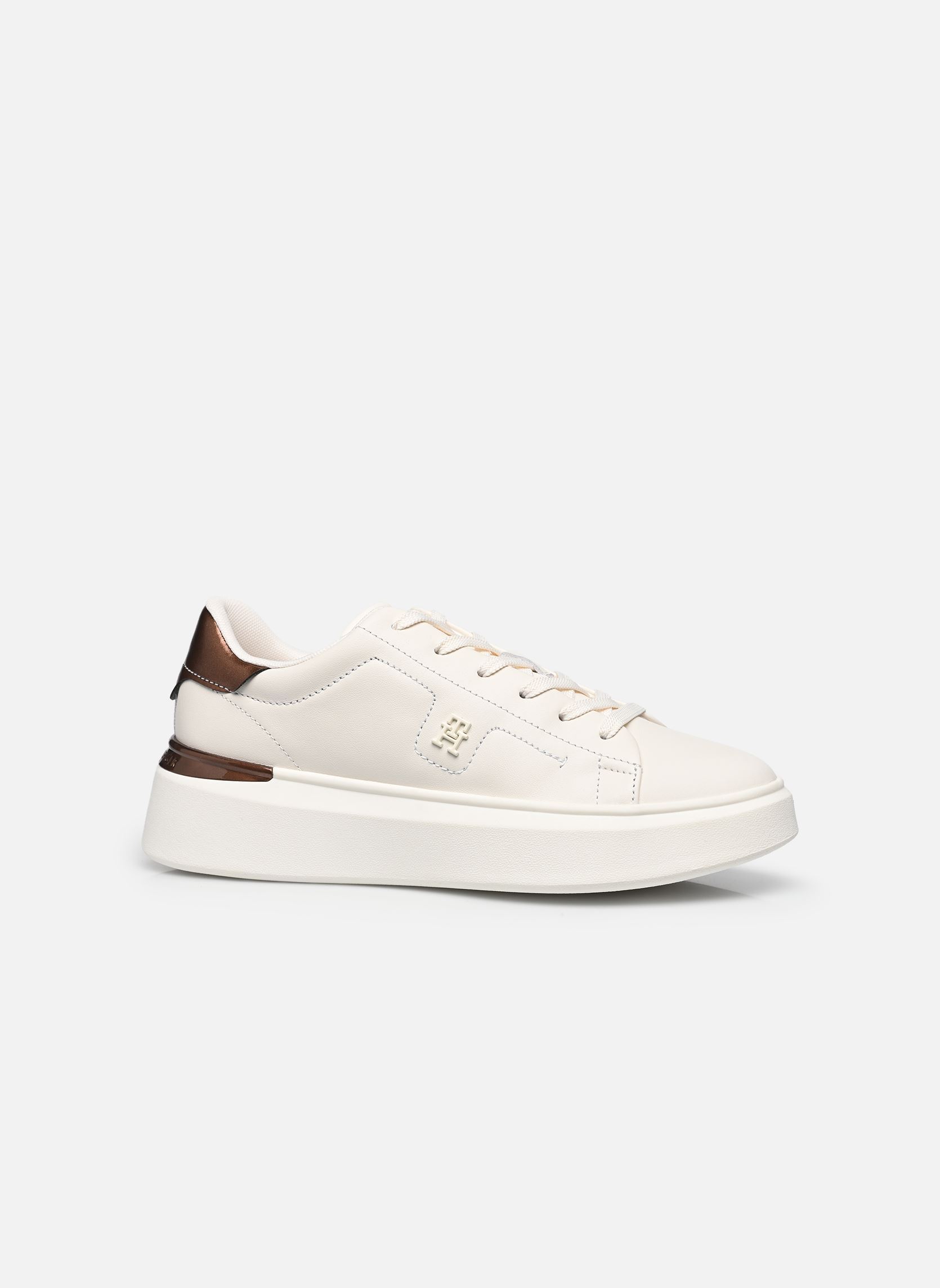 Sneakers CHIC PLATFORM SNEAKE dames wit Tommy Hilfiger Sneakers CHIC PLATFORM SNEAKE dames wit WHITE