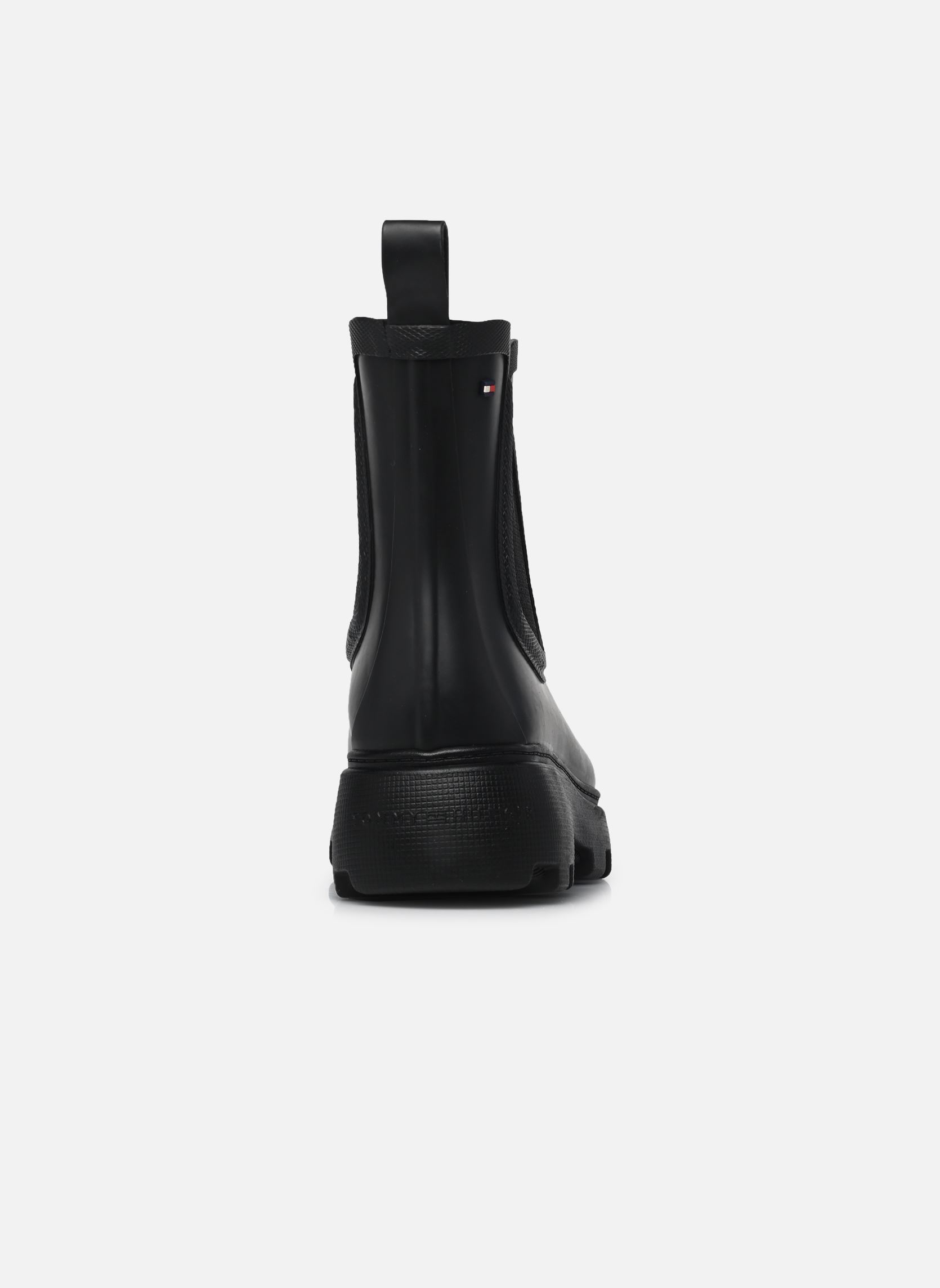 Stiefeletten und Stiefel FLAG ANKLE RAINBOOT damen schwarz Tommy Hilfiger Stiefeletten und Stiefel FLAG ANKLE RAINBOOT damen schwarz BLACK