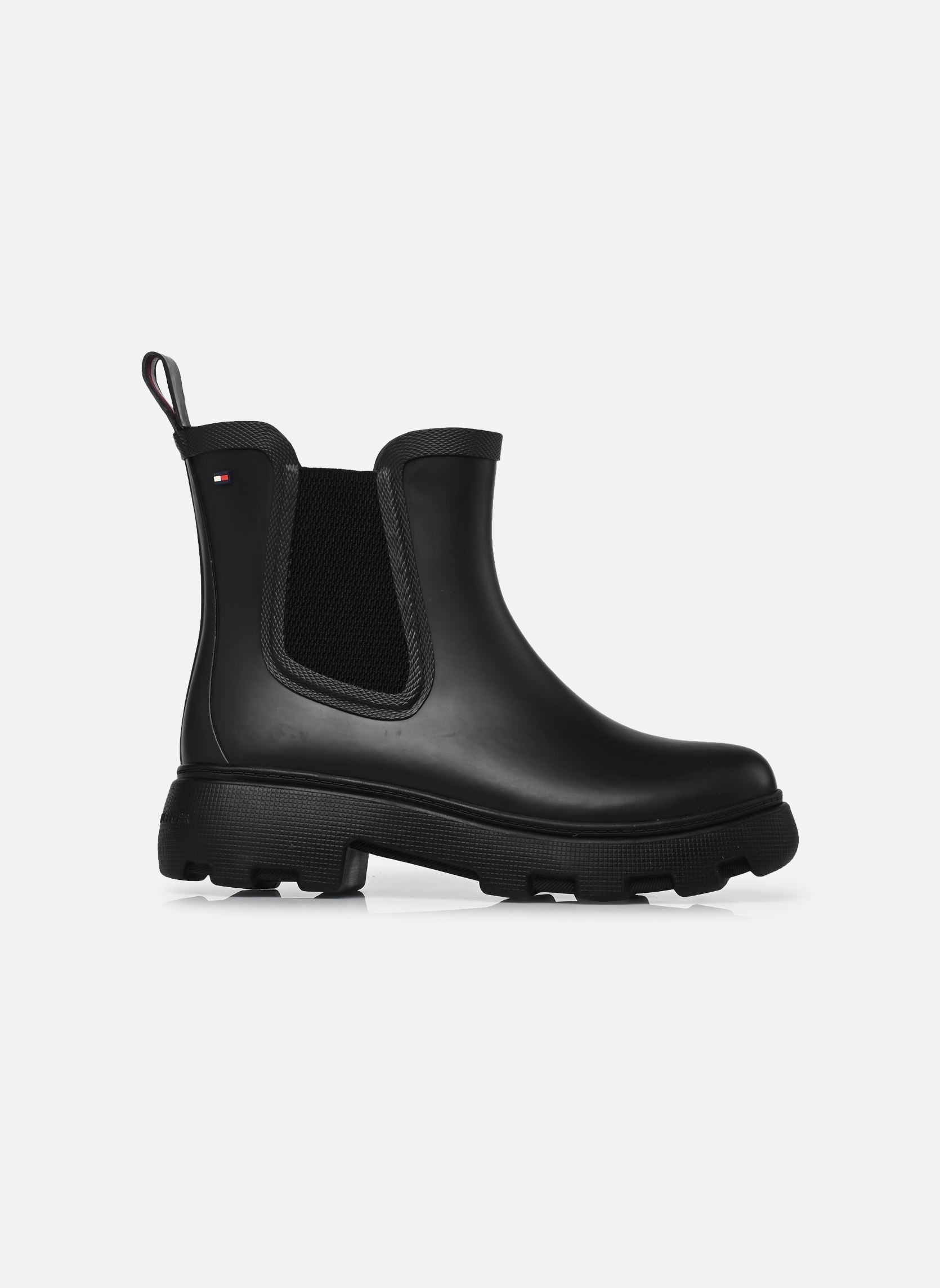 Stiefeletten und Stiefel FLAG ANKLE RAINBOOT damen schwarz Tommy Hilfiger Stiefeletten und Stiefel FLAG ANKLE RAINBOOT damen schwarz BLACK