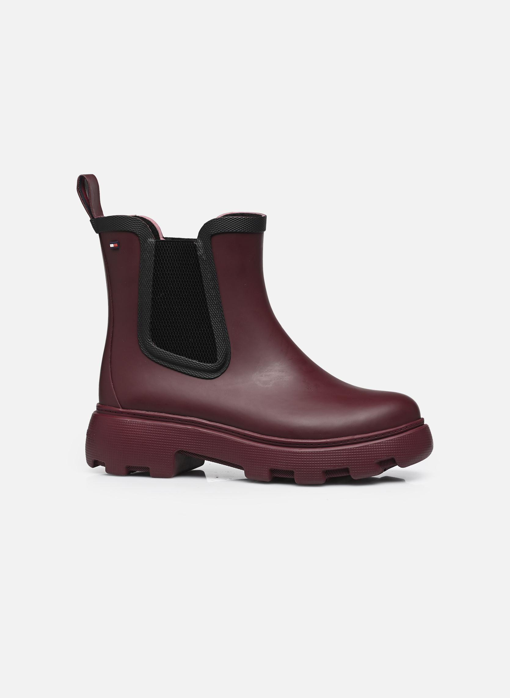 Stiefeletten und Stiefel FLAG ANKLE RAINBOOT damen braun Tommy Hilfiger Stiefeletten und Stiefel FLAG ANKLE RAINBOOT damen braun BROWN