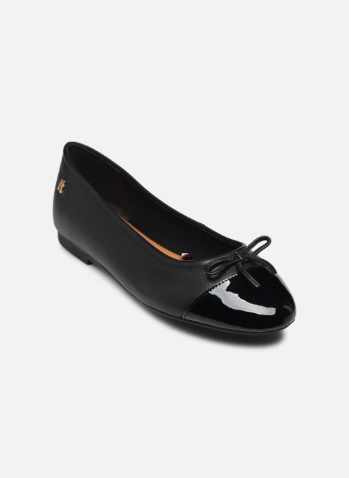 Tommy Hilfiger Ballerines classiques PATENT TOE-CAP LTHR femme noir