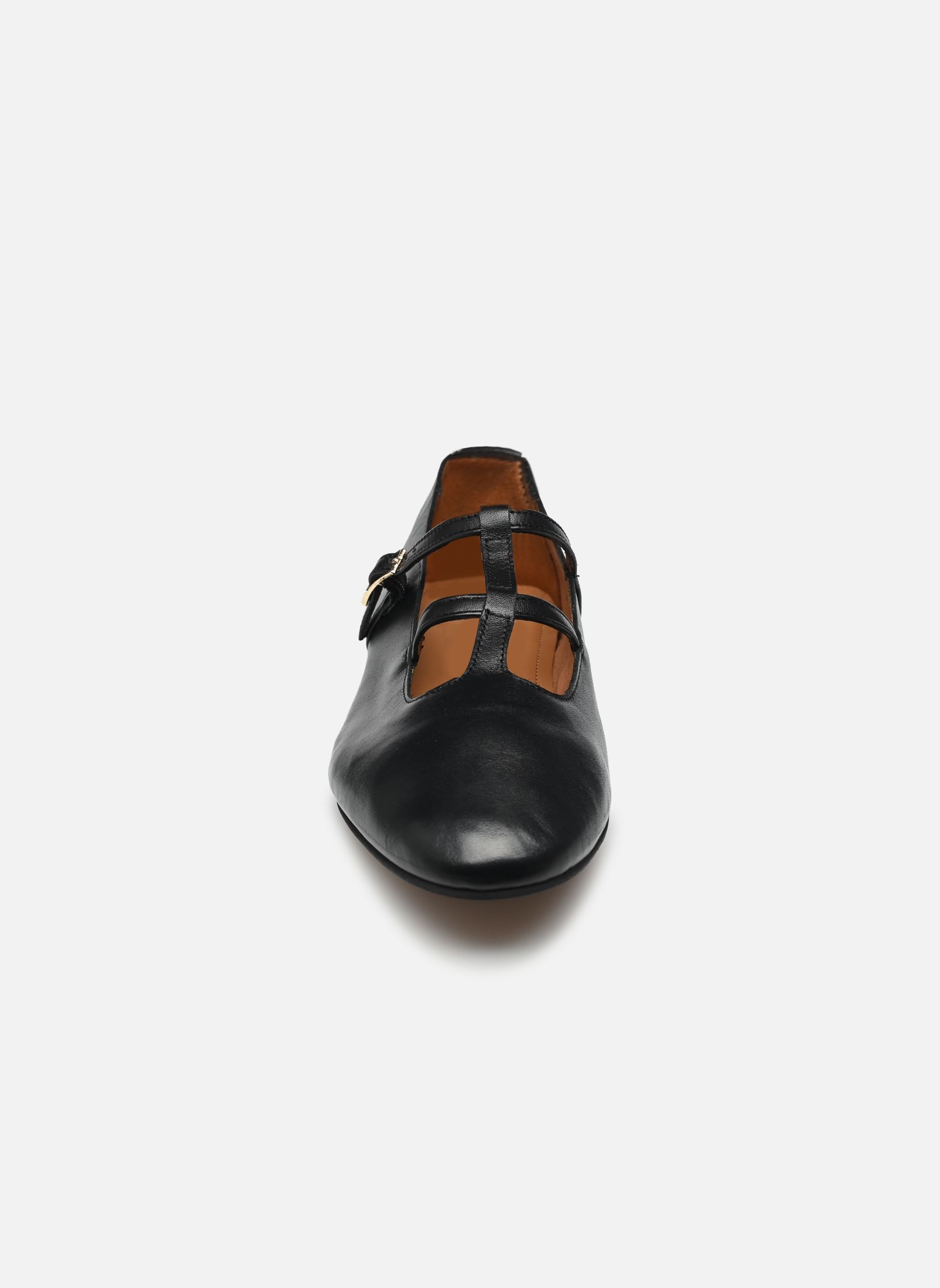 Klassieke ballerina's SMOOTH LEATHER T-BAR dames zwart Tommy Hilfiger Klassieke ballerina's SMOOTH LEATHER T-BAR dames zwart BLACK