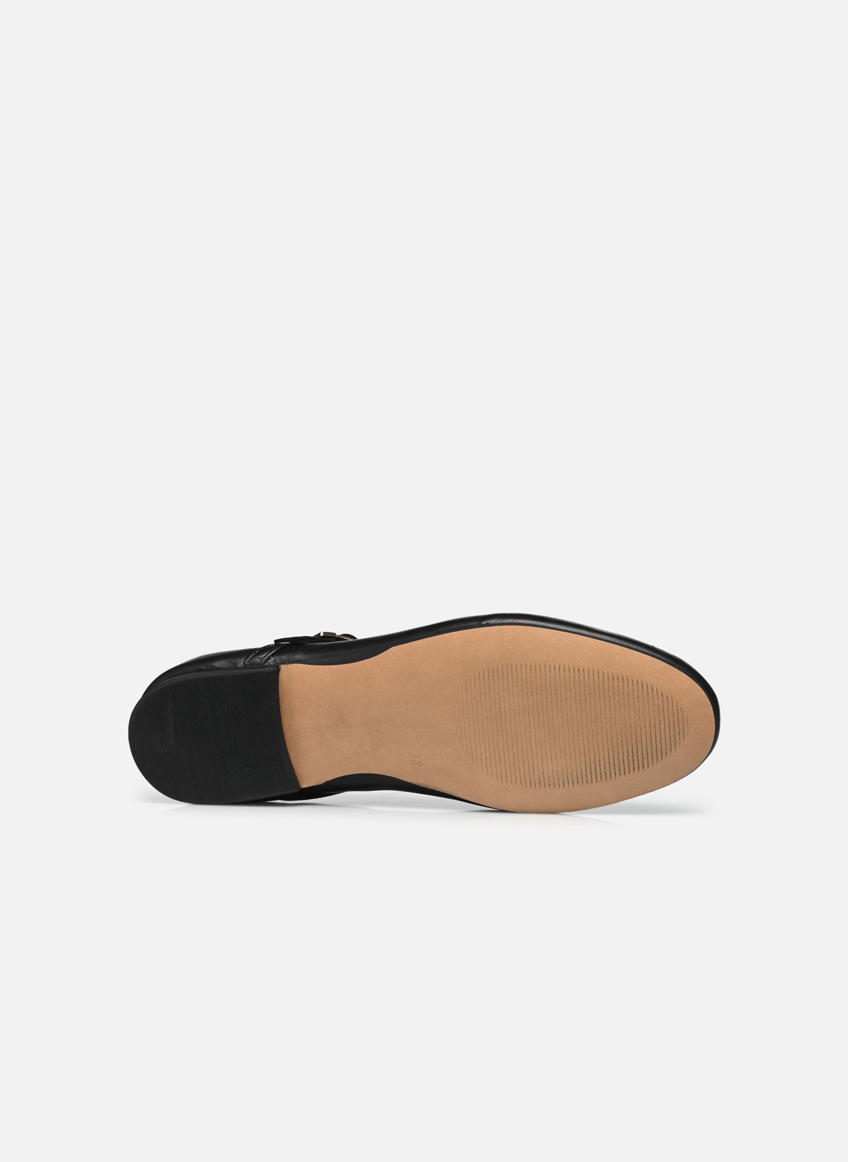 Klassieke ballerina's SMOOTH LEATHER T-BAR dames zwart Tommy Hilfiger Klassieke ballerina's SMOOTH LEATHER T-BAR dames zwart BLACK