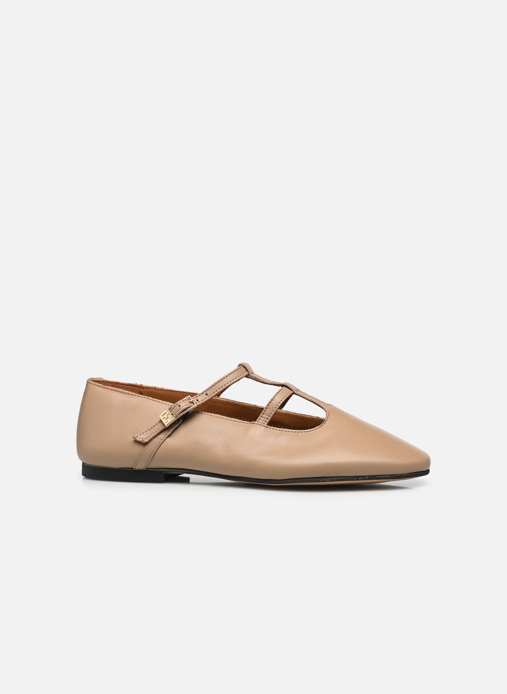 Klassische Ballerinas SMOOTH LEATHER T-BAR damen beige Tommy Hilfiger Klassische Ballerinas SMOOTH LEATHER T-BAR damen beige BEIGE