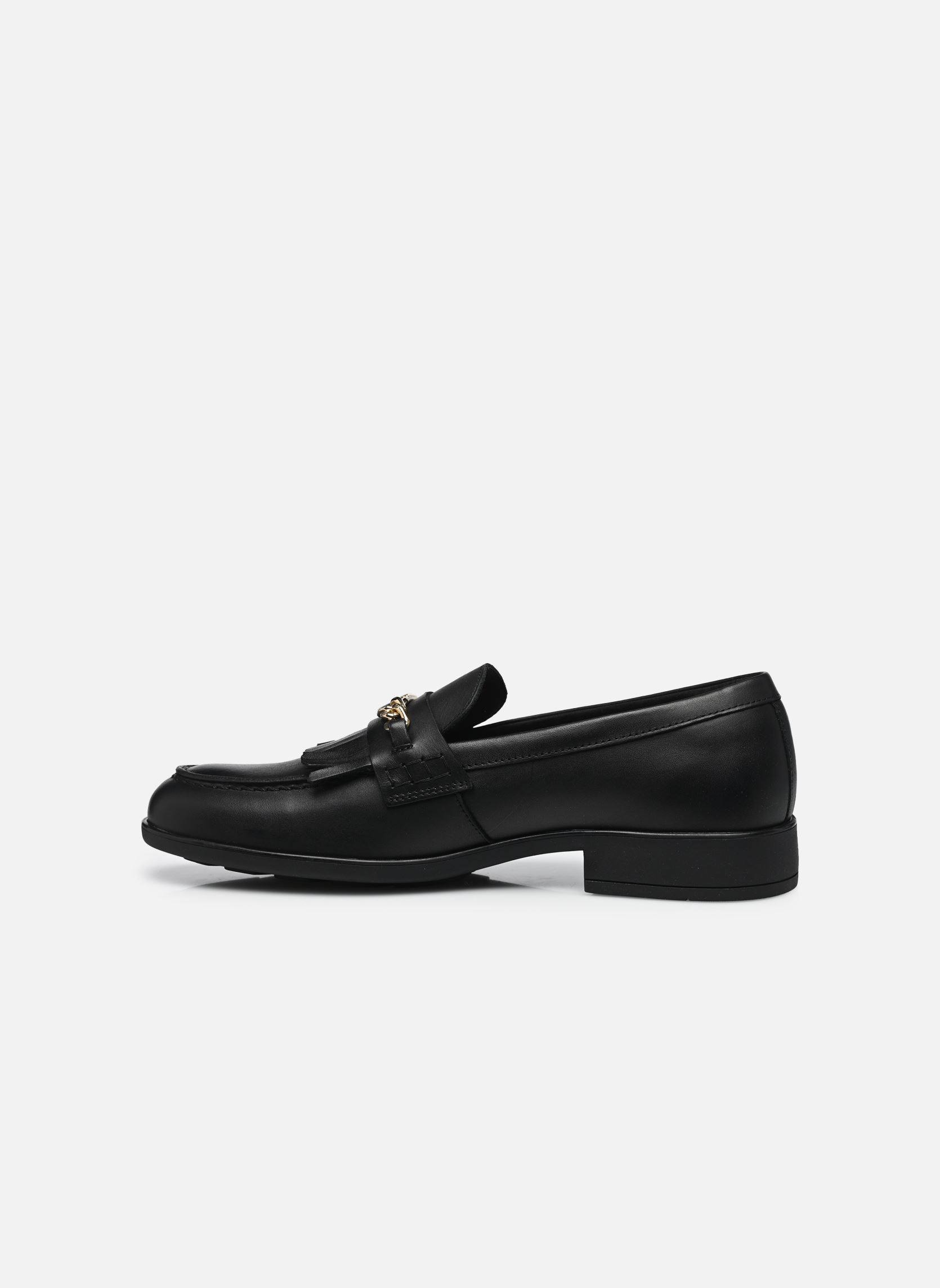 Mocassins TH CHAIN FRINGE LEAT femme noir Tommy Hilfiger Mocassins TH CHAIN FRINGE LEAT femme noir BLACK