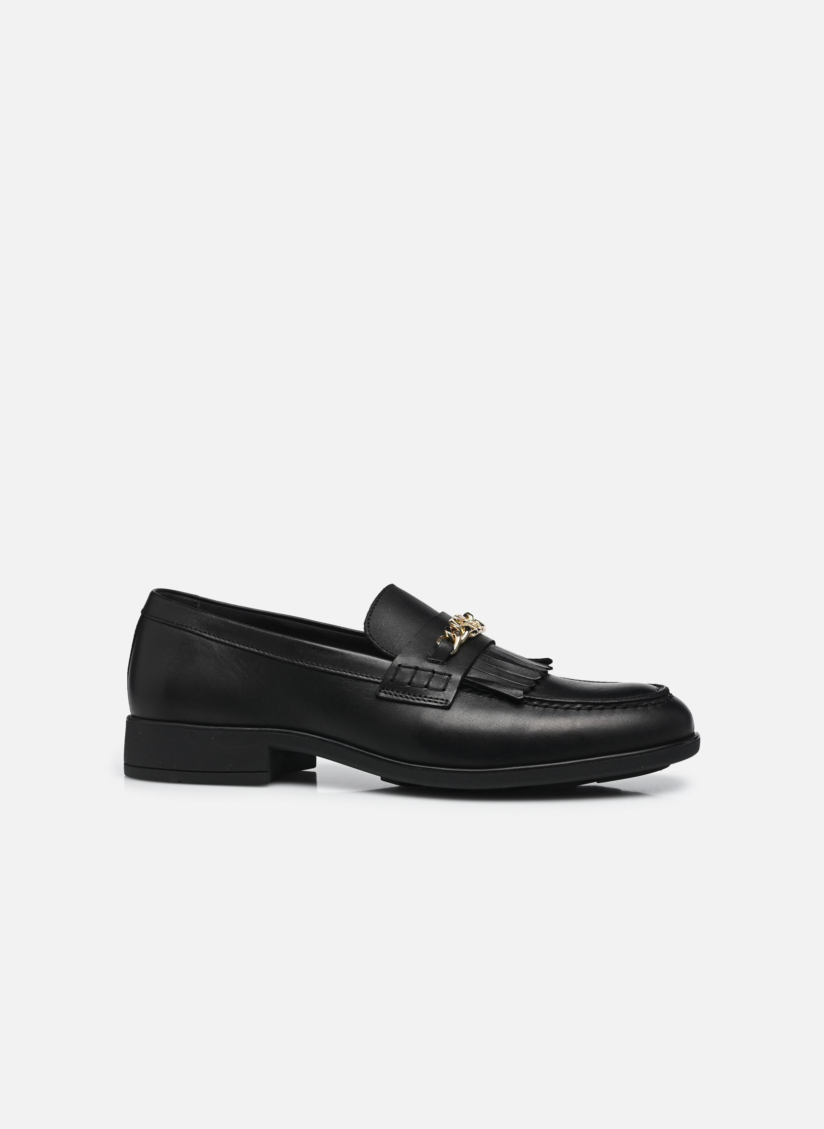 Mocassins TH CHAIN FRINGE LEAT femme noir Tommy Hilfiger Mocassins TH CHAIN FRINGE LEAT femme noir BLACK
