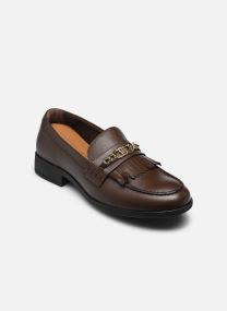 Mocassins TH CHAIN FRINGE LEAT femme noir