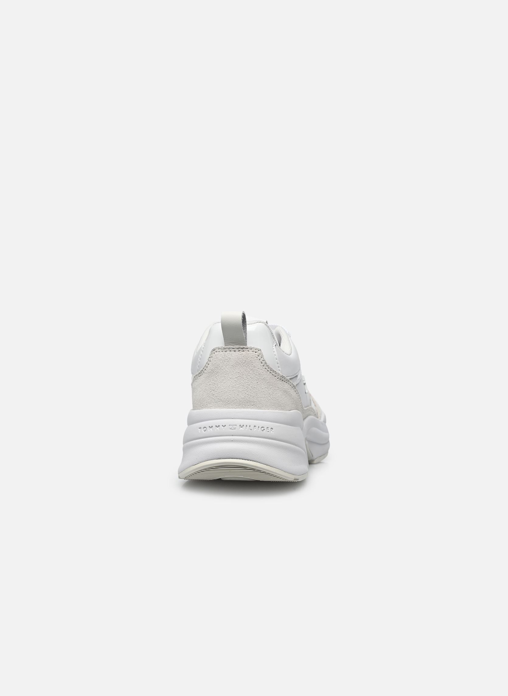 Baskets TH CHUNKY RUNNER PAT femme blanc Tommy Hilfiger Baskets TH CHUNKY RUNNER PAT femme blanc WHITE