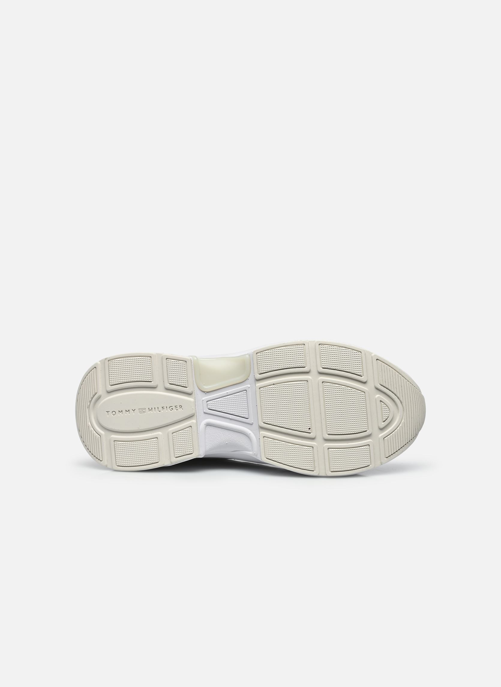 Baskets TH CHUNKY RUNNER PAT femme blanc Tommy Hilfiger Baskets TH CHUNKY RUNNER PAT femme blanc WHITE