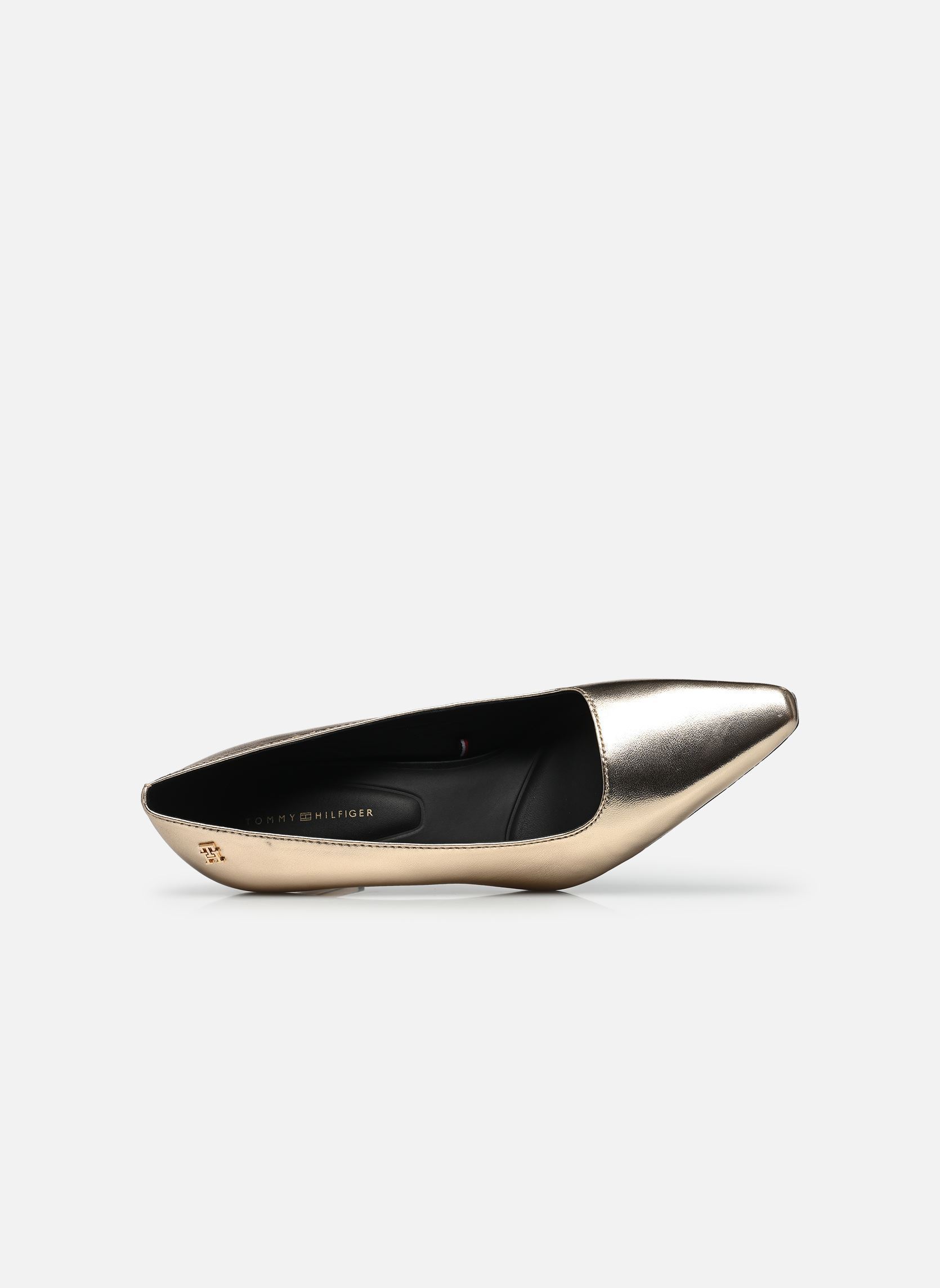 Pumps TH LOGO METALLIC PUM dames goud en brons Tommy Hilfiger Pumps TH LOGO METALLIC PUM dames goud en brons GOLD