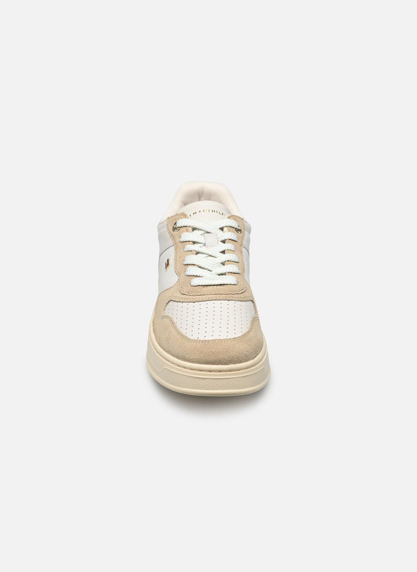 Niedrige Sneaker TH SPORTY CUPSOLE damen beige Tommy Hilfiger Niedrige Sneaker TH SPORTY CUPSOLE damen beige BEIGE