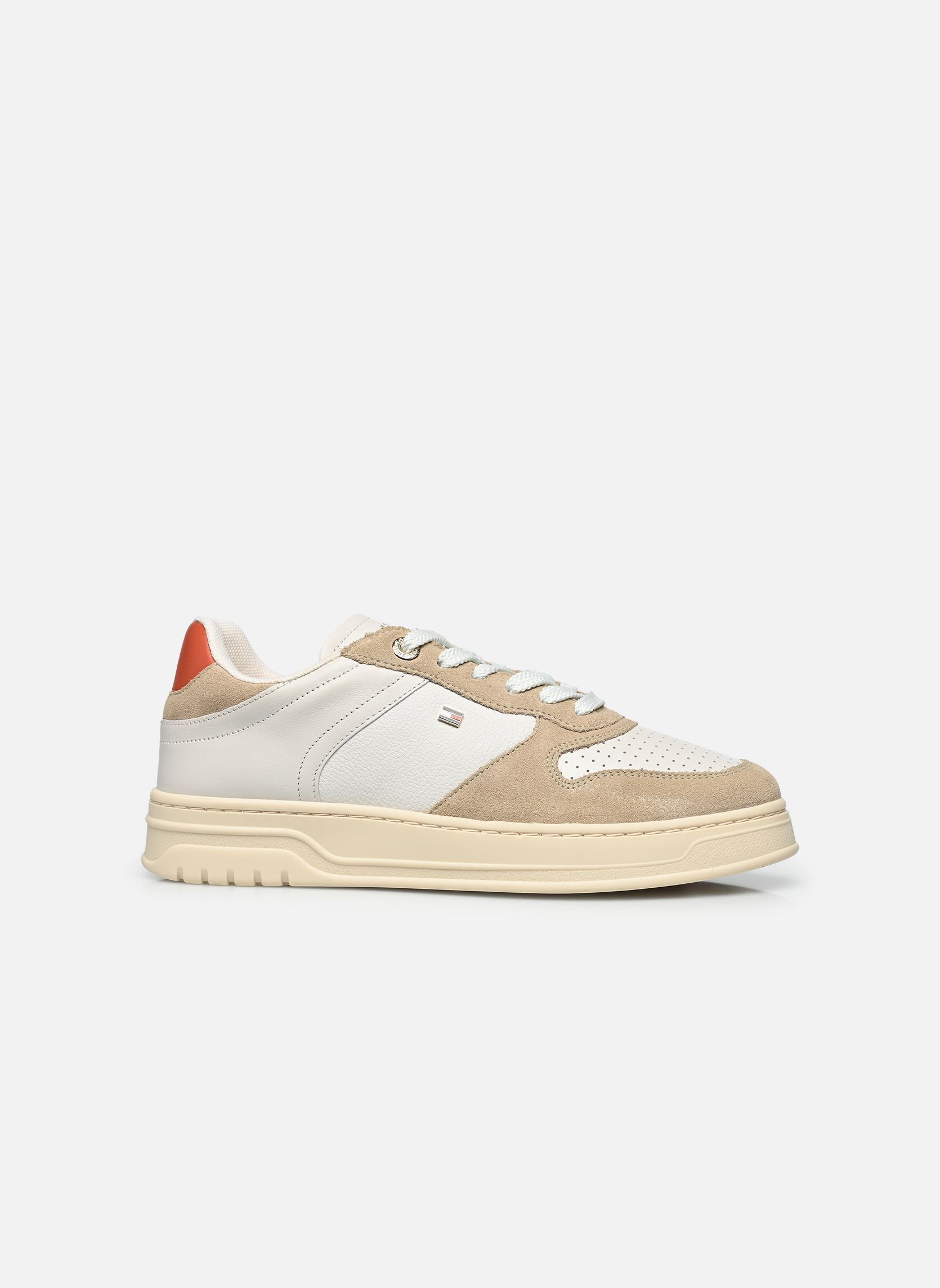 Niedrige Sneaker TH SPORTY CUPSOLE damen beige Tommy Hilfiger Niedrige Sneaker TH SPORTY CUPSOLE damen beige BEIGE