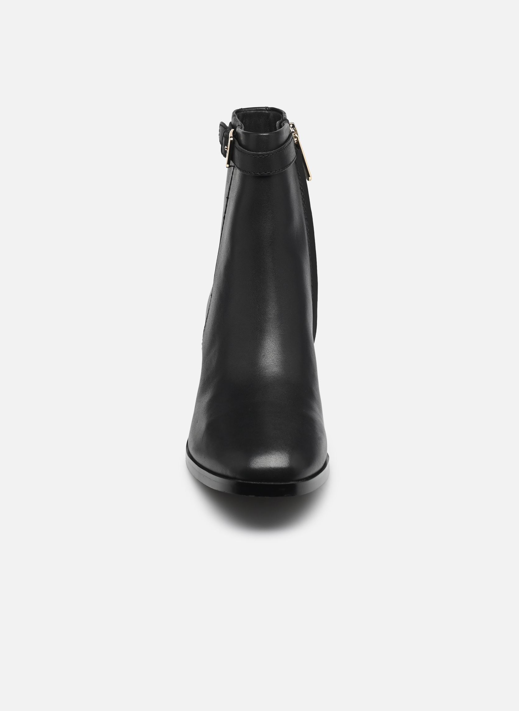 Bottines et boots TH BUCKLE RIDING MID femme noir Tommy Hilfiger Bottines et boots TH BUCKLE RIDING MID femme noir BLACK