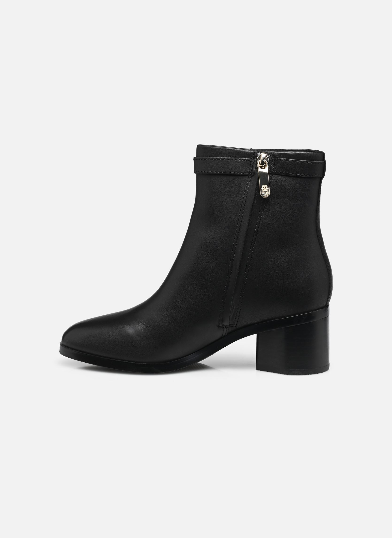 Bottines et boots TH BUCKLE RIDING MID femme noir Tommy Hilfiger Bottines et boots TH BUCKLE RIDING MID femme noir BLACK