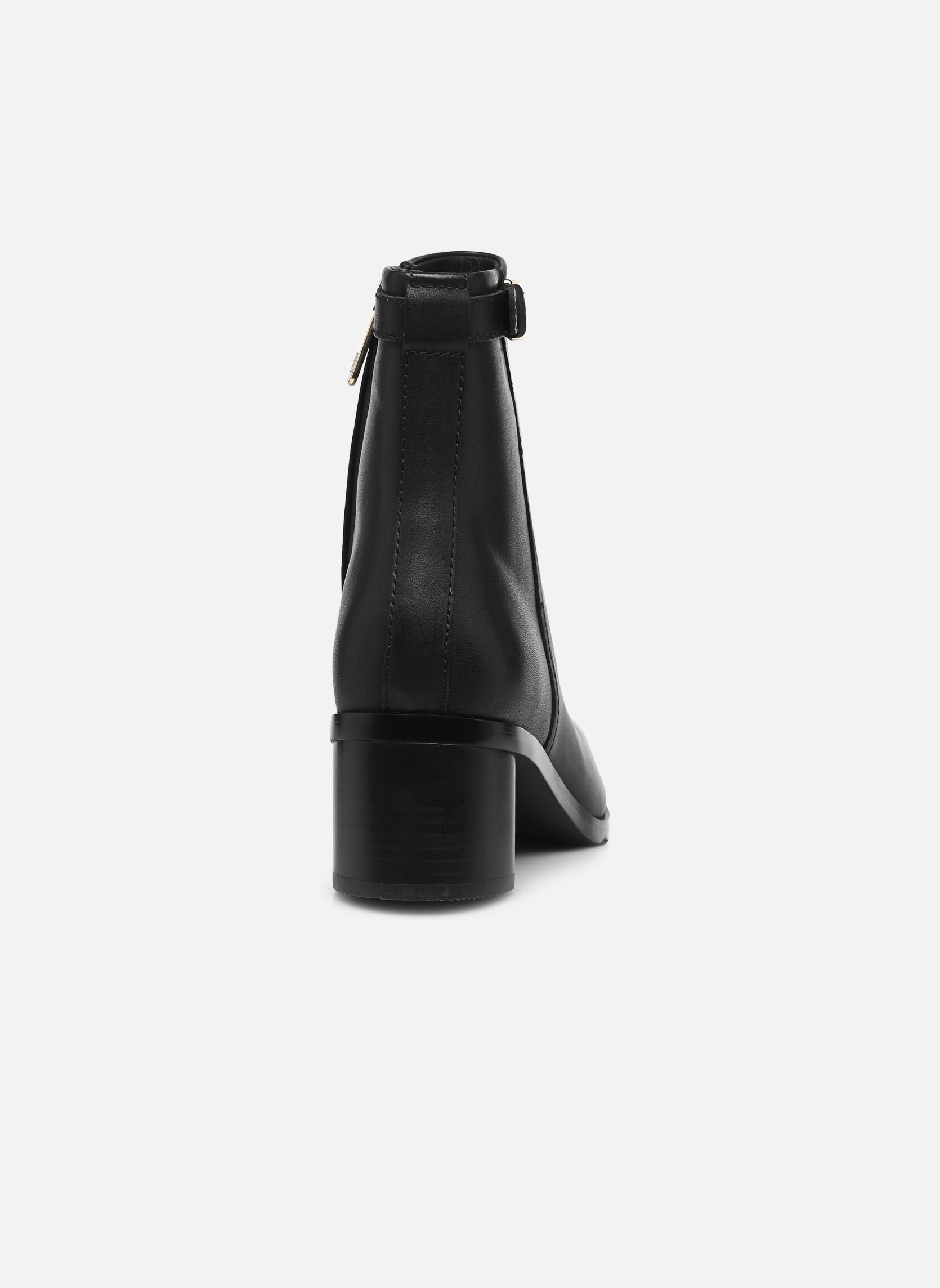 Bottines et boots TH BUCKLE RIDING MID femme noir Tommy Hilfiger Bottines et boots TH BUCKLE RIDING MID femme noir BLACK