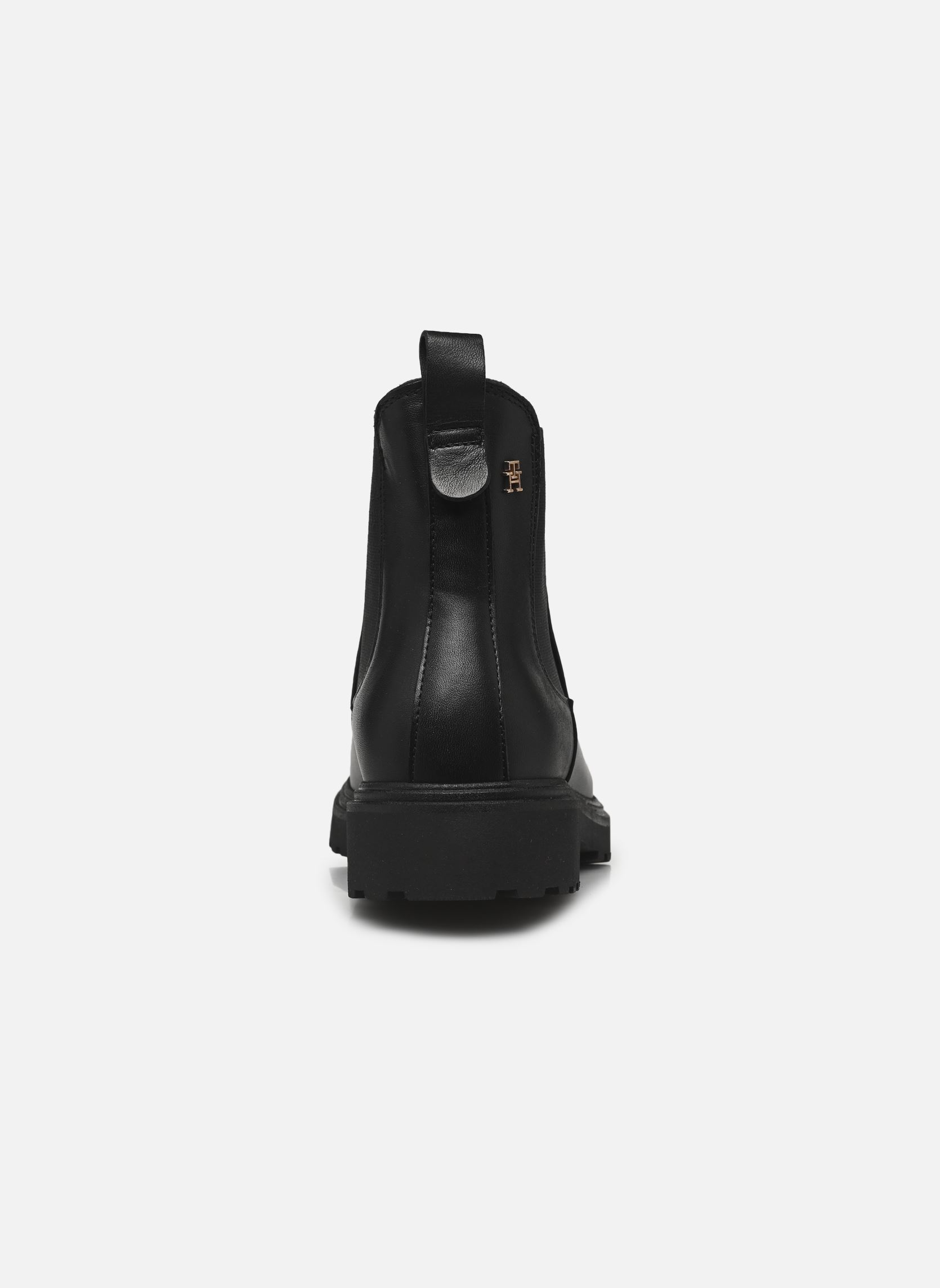 Bottines et boots TH LEATHER CLEATED C femme noir Tommy Hilfiger Bottines et boots TH LEATHER CLEATED C femme noir BLACK