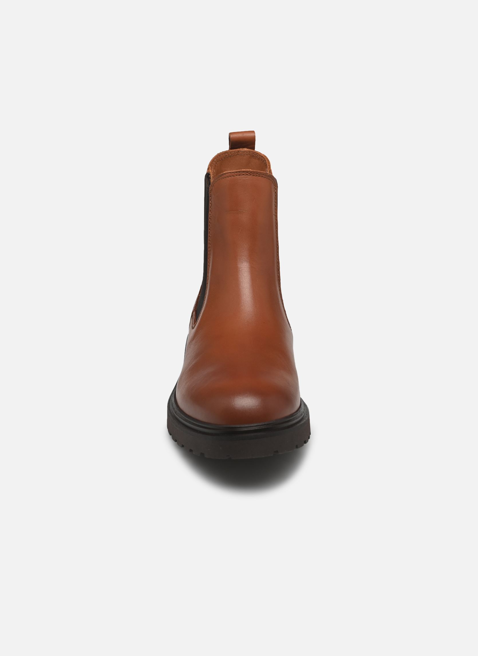 Enkellaarzen en boots TH LEATHER CLEATED C dames bruin Tommy Hilfiger Enkellaarzen en boots TH LEATHER CLEATED C dames bruin BROWN