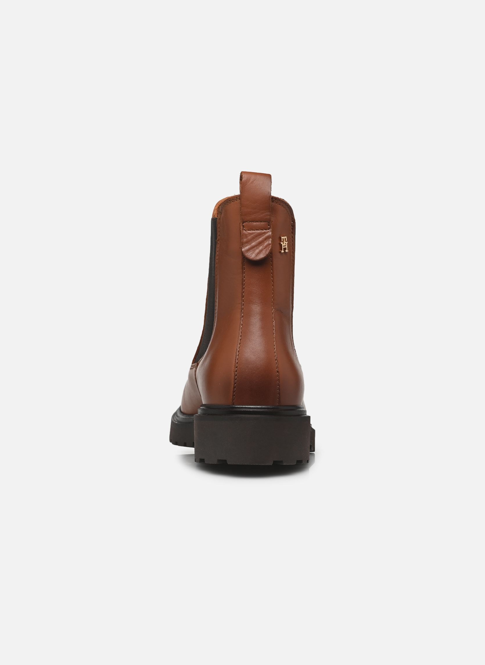 Enkellaarzen en boots TH LEATHER CLEATED C dames bruin Tommy Hilfiger Enkellaarzen en boots TH LEATHER CLEATED C dames bruin BROWN