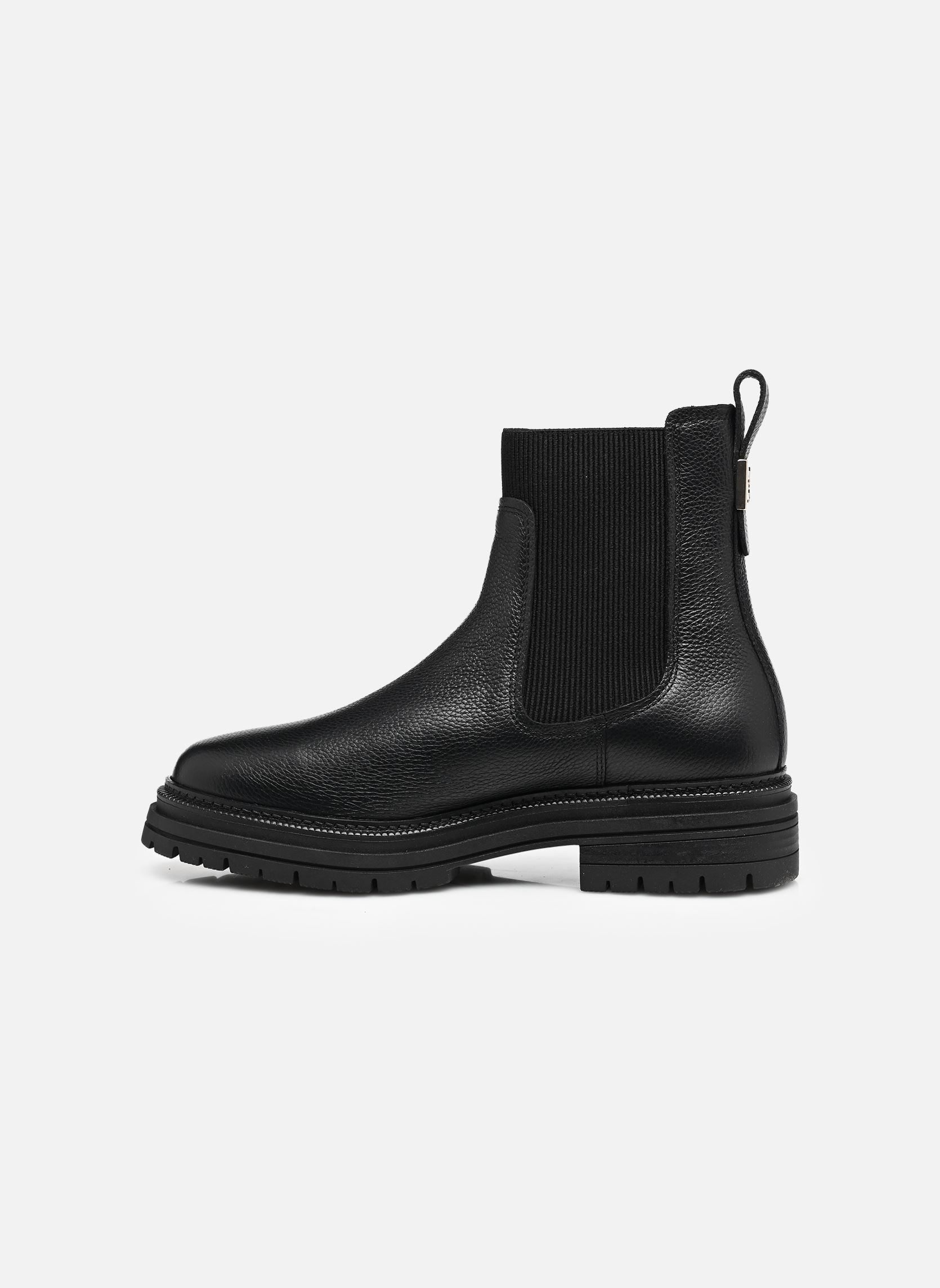 Bottines et boots TH PLAQUE PEBBLE CHE femme noir Tommy Hilfiger Bottines et boots TH PLAQUE PEBBLE CHE femme noir BLACK