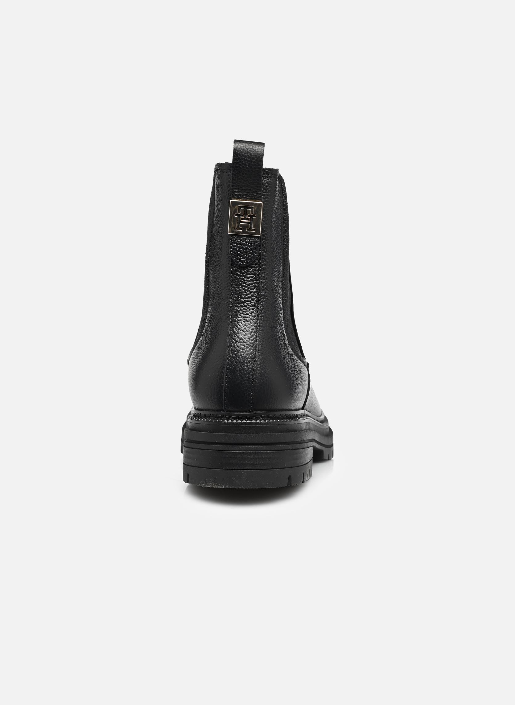 Bottines et boots TH PLAQUE PEBBLE CHE femme noir Tommy Hilfiger Bottines et boots TH PLAQUE PEBBLE CHE femme noir BLACK