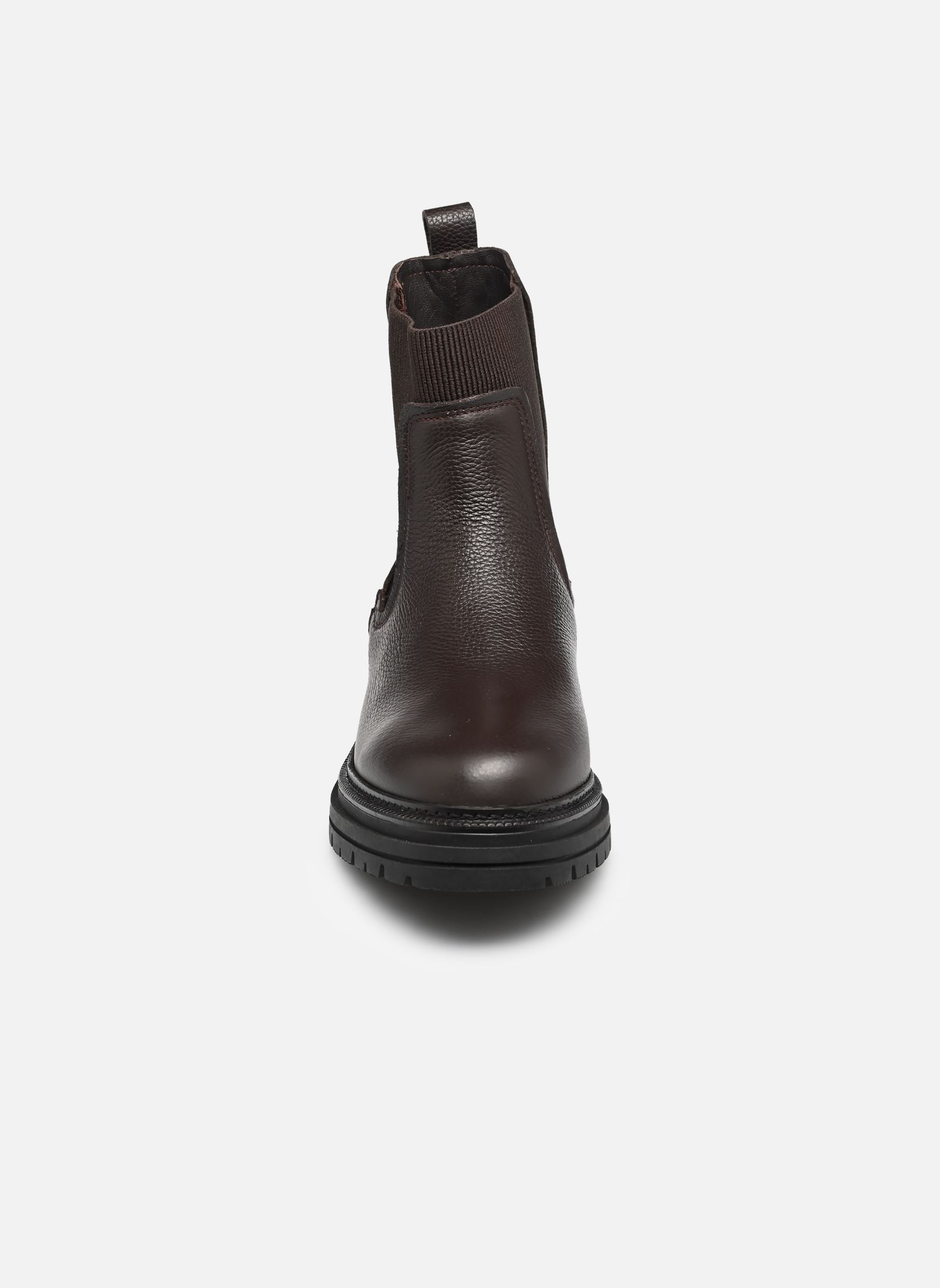 Bottines et boots TH PLAQUE PEBBLE CHE femme marron Tommy Hilfiger Bottines et boots TH PLAQUE PEBBLE CHE femme marron BROWN