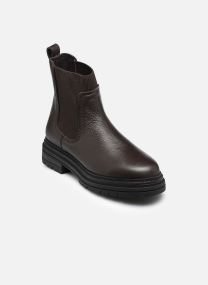 Bottines et boots TH PLAQUE PEBBLE CHE femme marron Tommy Hilfiger Bottines et boots TH PLAQUE PEBBLE CHE femme marron BROWN