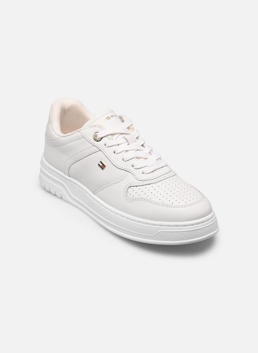 Tommy Hilfiger Niedrige Sneaker TH SPORTY CUPSOLE LE damen weiß