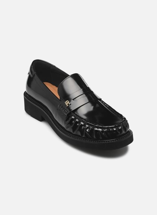 Tommy Hilfiger Mocassins TH SQUARE TOE ABRASI dames zwart
