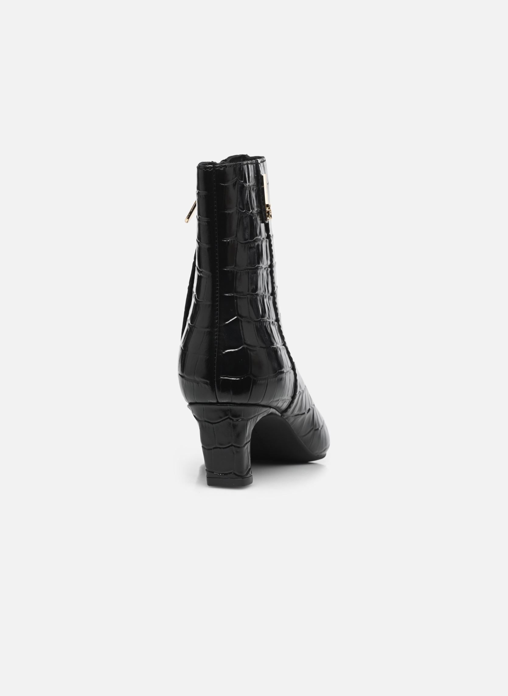 Bottines basses TH SQUARE TOE CROC K femme noir Tommy Hilfiger Bottines basses TH SQUARE TOE CROC K femme noir BLACK