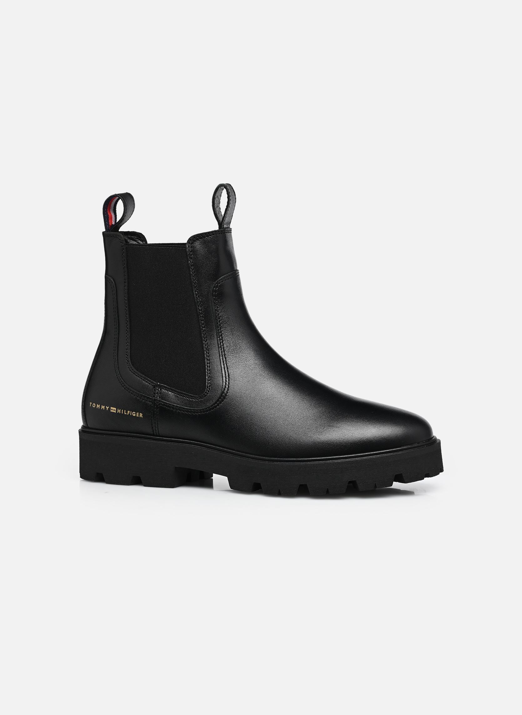 Bottines et boots TOMMY HILFIGER LTHR femme noir Tommy Hilfiger Bottines et boots TOMMY HILFIGER LTHR femme noir BLACK