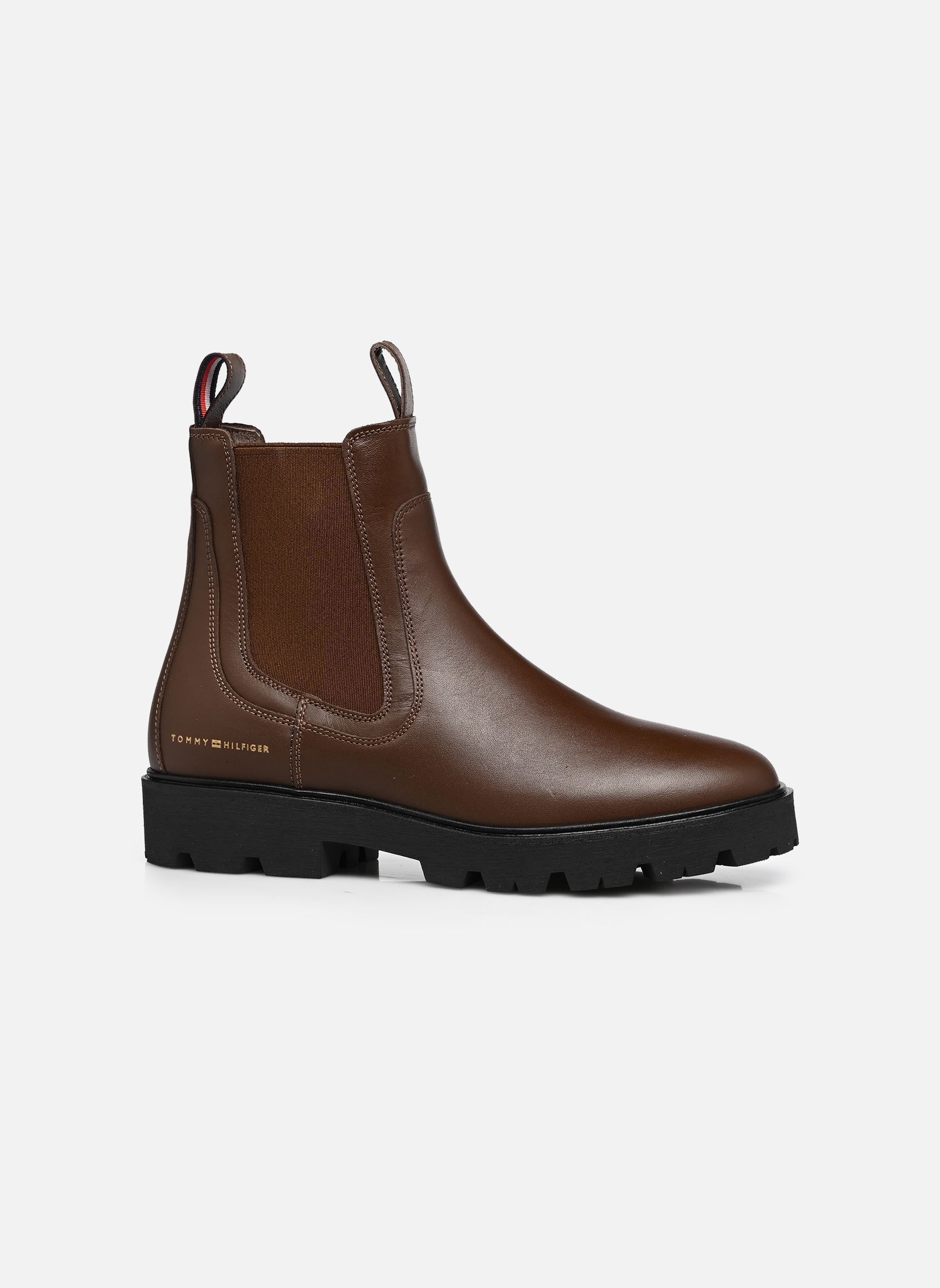 Stiefeletten und Stiefel TOMMY HILFIGER LTHR damen braun Tommy Hilfiger Stiefeletten und Stiefel TOMMY HILFIGER LTHR damen braun BROWN