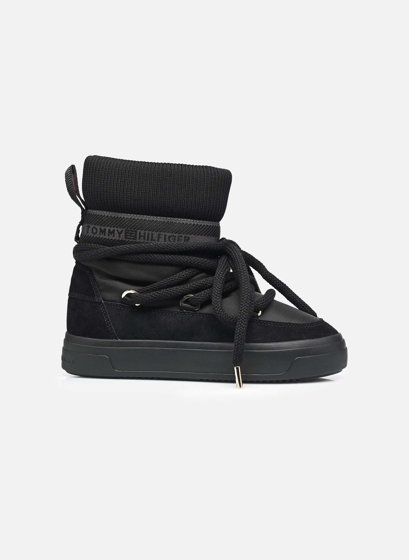 Schneestiefel TOMMYTECH LOGOTAPE S damen schwarz Tommy Hilfiger Schneestiefel TOMMYTECH LOGOTAPE S damen schwarz BLACK