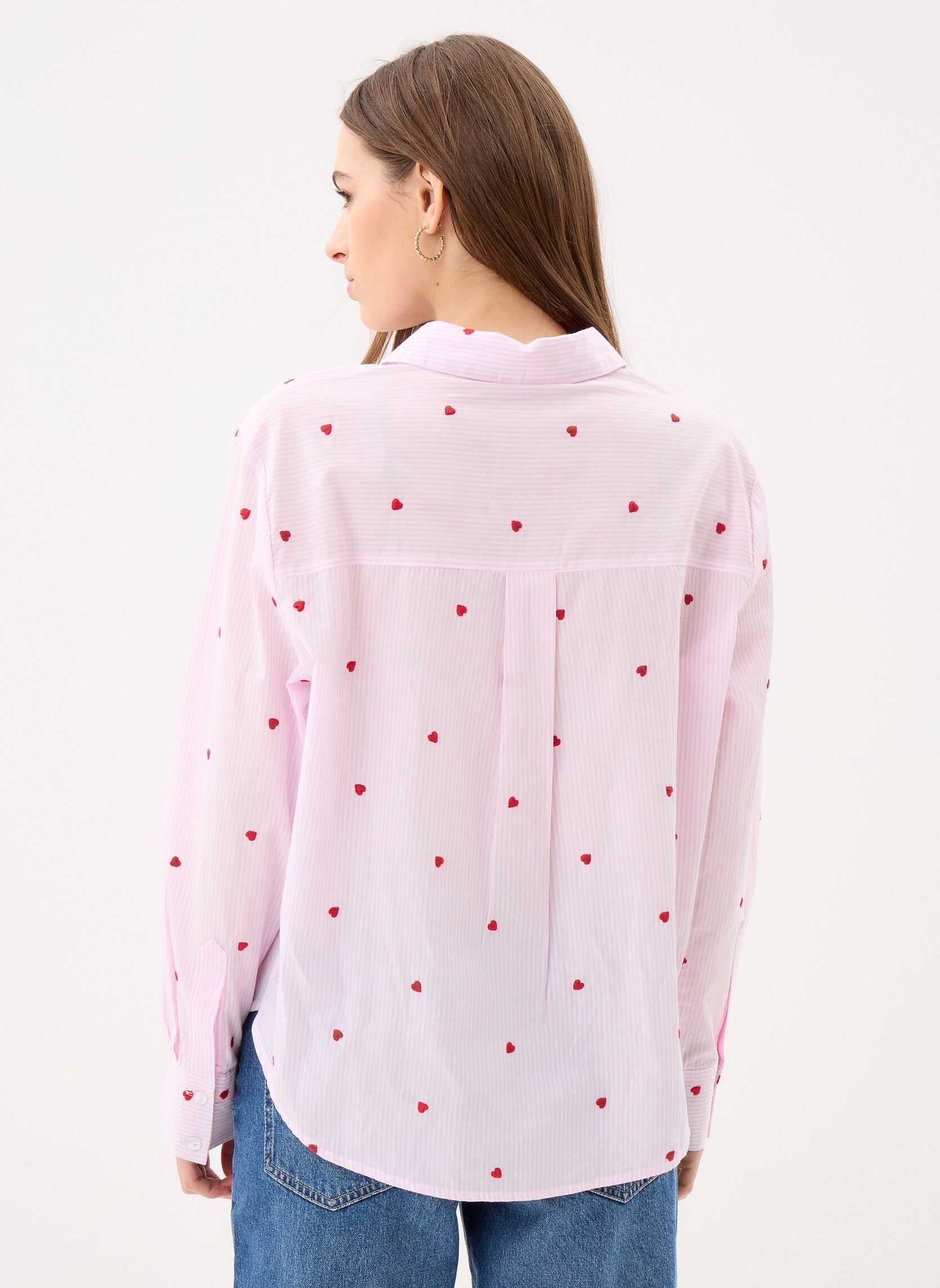 Langarm-Hemden CHEART damen rosa Georgia Rose Langarm-Hemden CHEART damen rosa IMP_RAYE BRODCOEUR_ROUGE