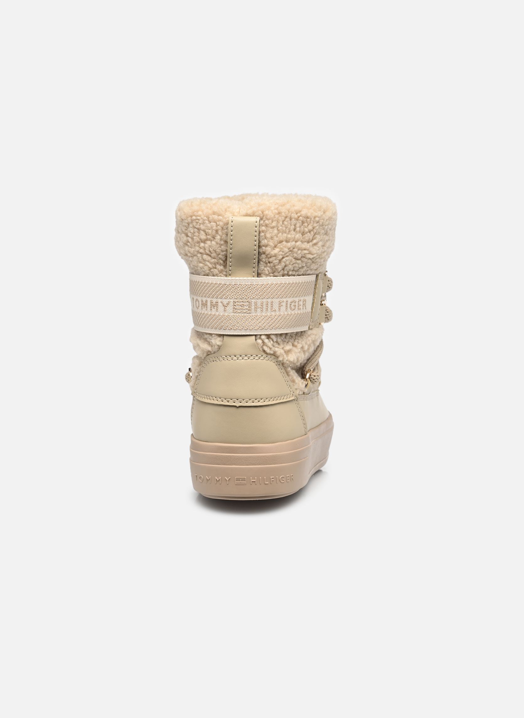 Snowboots FAUX SHEARLING SNOWB dames beige Tommy Hilfiger Snowboots FAUX SHEARLING SNOWB dames beige KHAKI